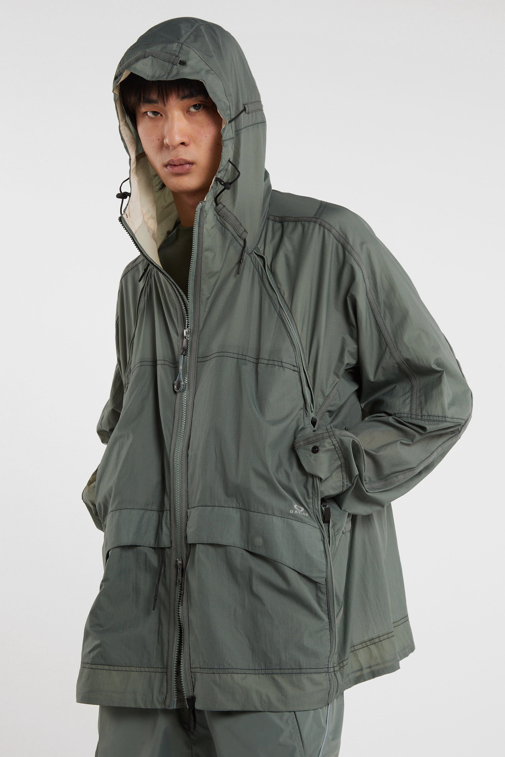 Coupe-vent latitude veil flow jacket OAKLEY Vert