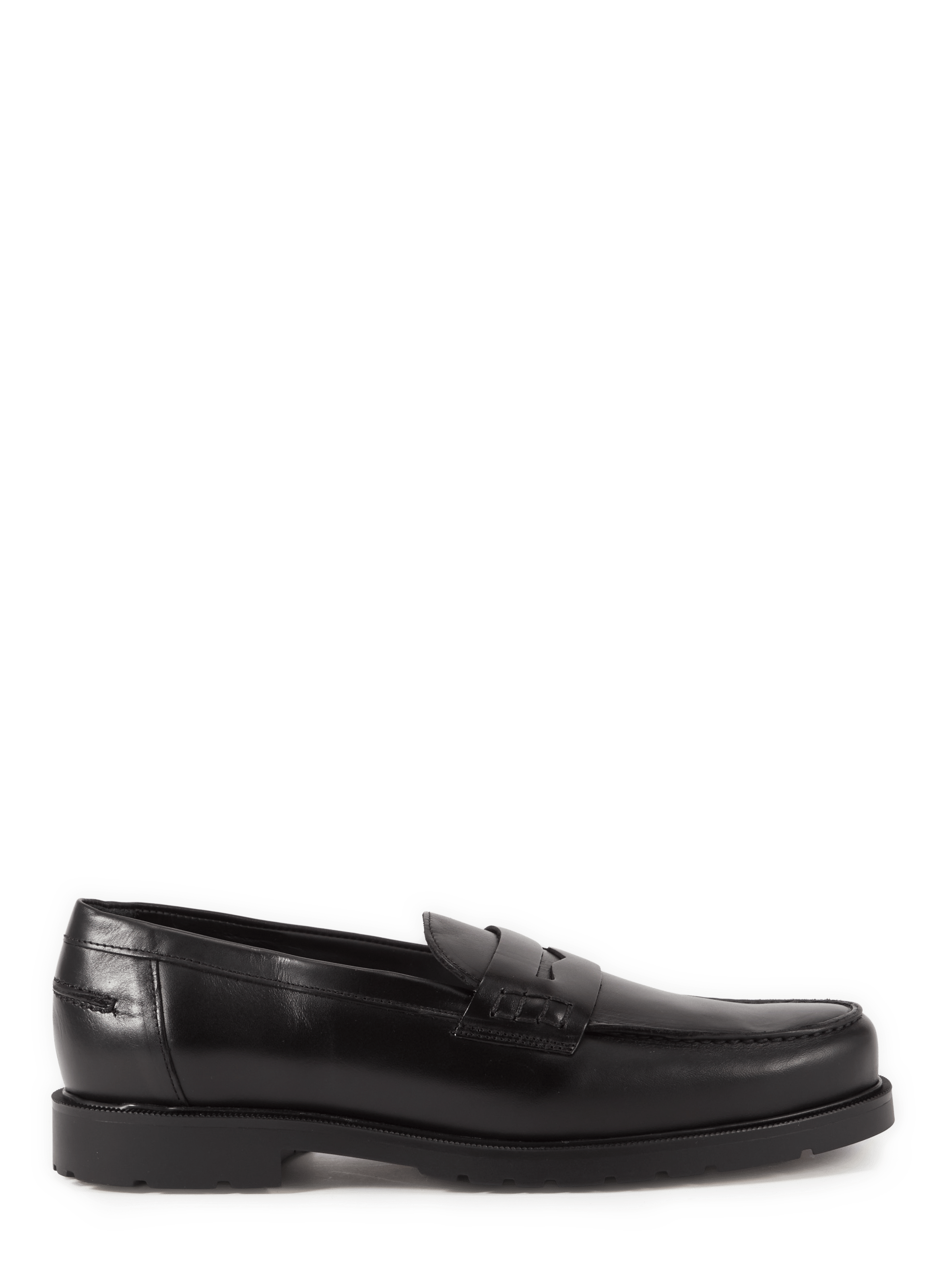 Mocassins Escale à semelle crantée en cuir KLEMAN Noir