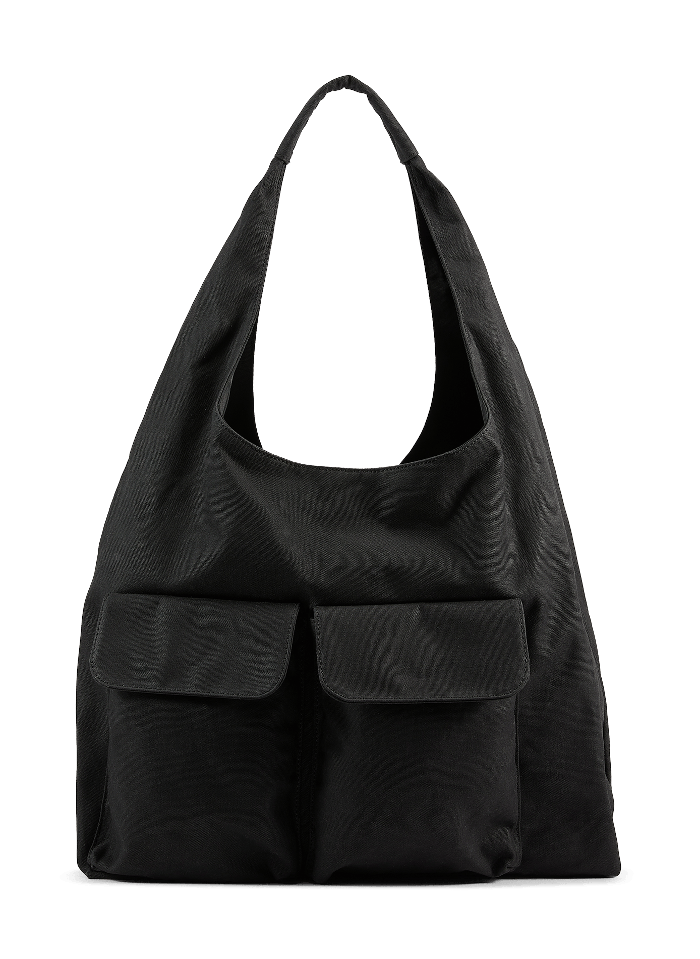 Cotton tote bag with exterior pockets SAISON 1865
