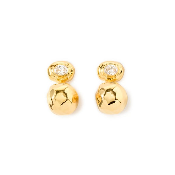 Boucles d'oreilles boules plissées Boucles d'oreilles boules plissées