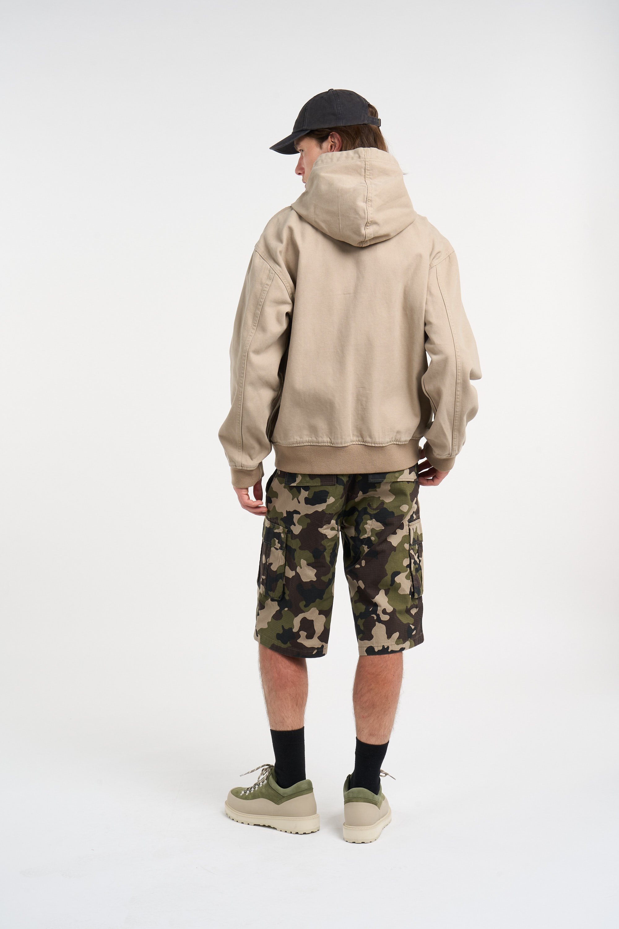 Veste unlined canvas hooded bomber DICKIES Beige