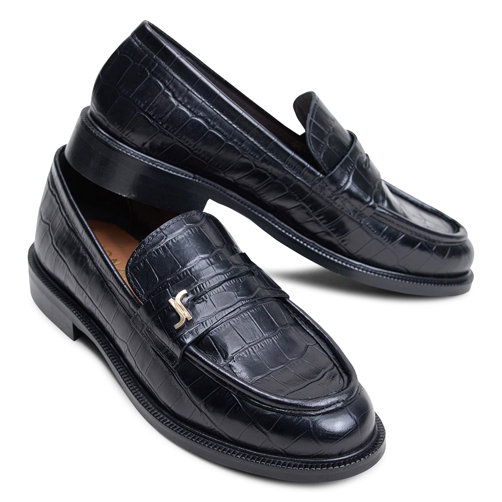 Mocassins en cuir duedi JONAK Noir
