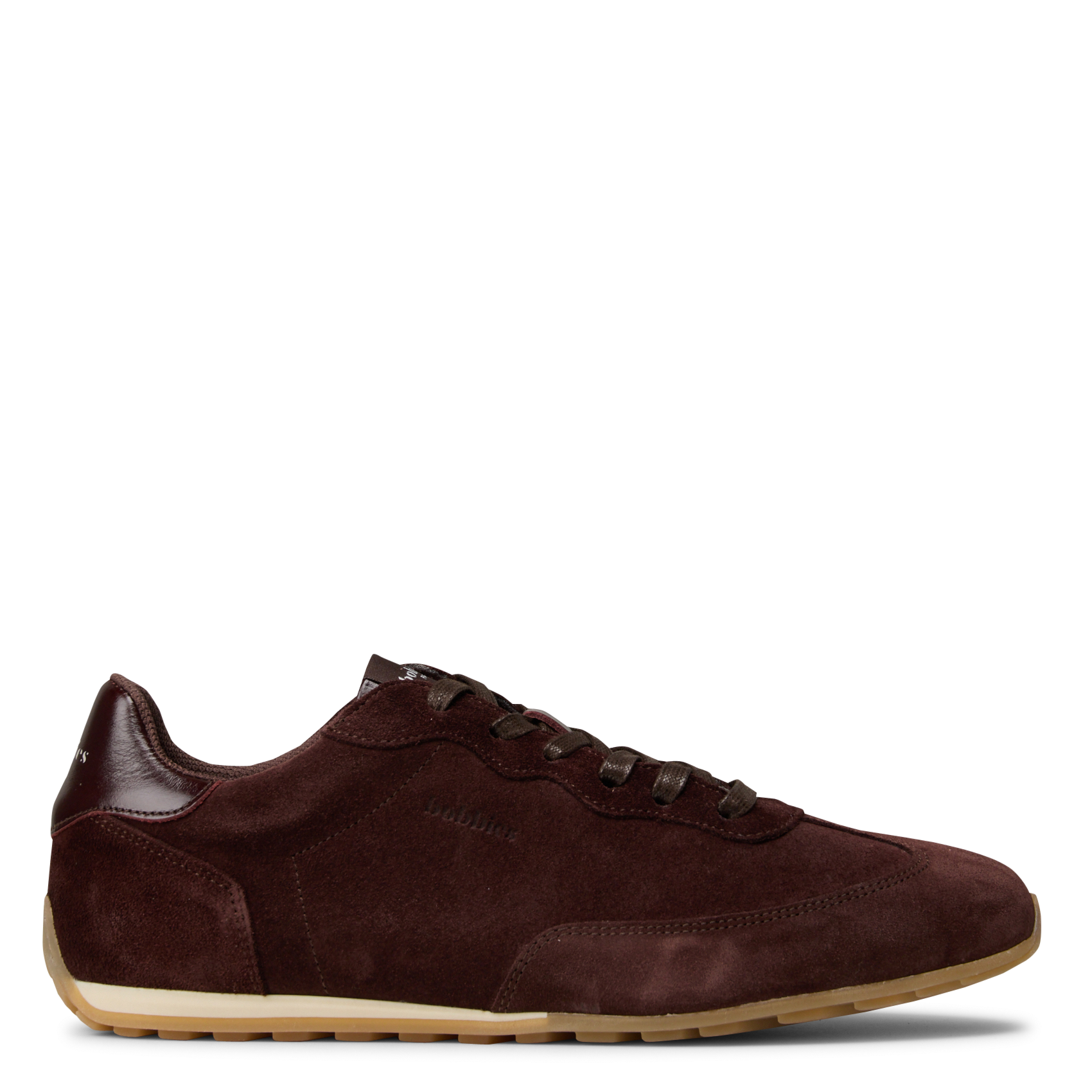Lage suède leren sneakers kimi BOBBIES Bruin