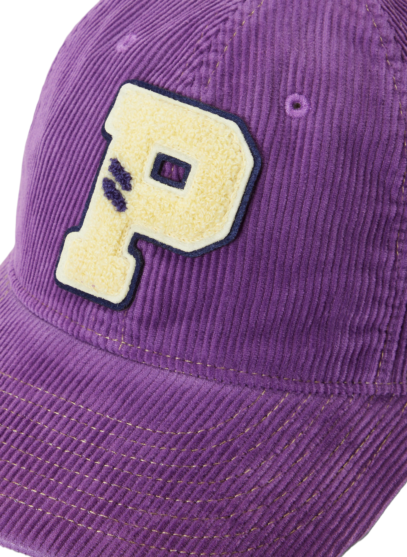 Casquette côtelée en cachemire POLO RALPH LAUREN Violet