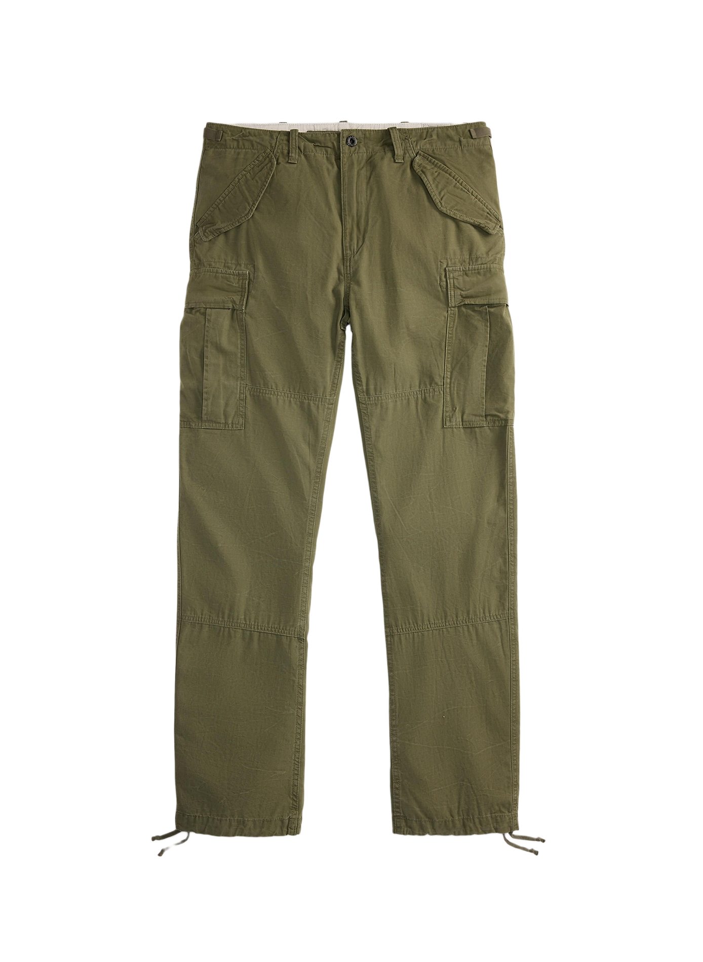 Pantalon droit en coton POLO RALPH LAUREN Vert