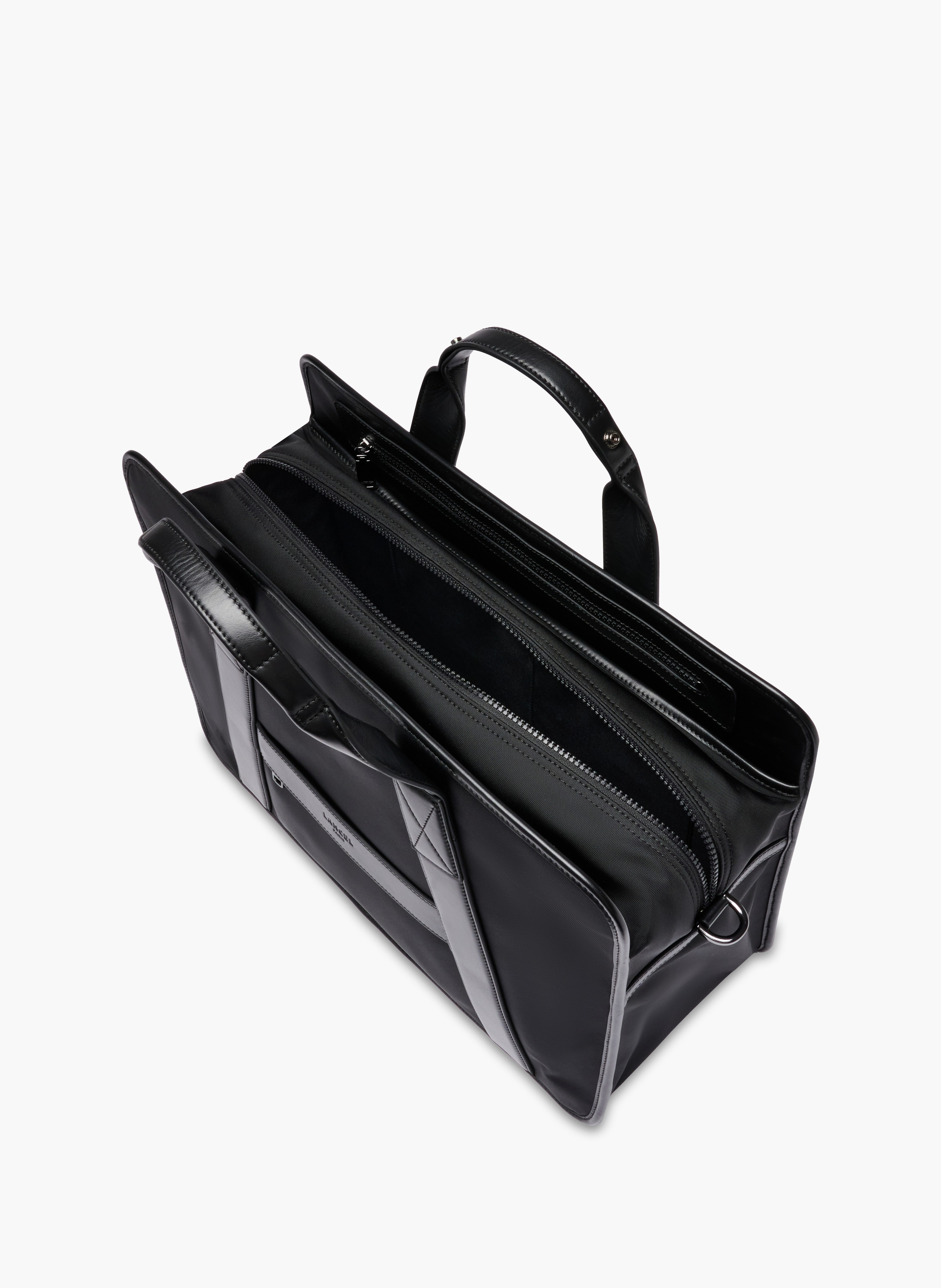 Sac weekend zippé 45 mistral de lancel en nylon LANCEL Noir