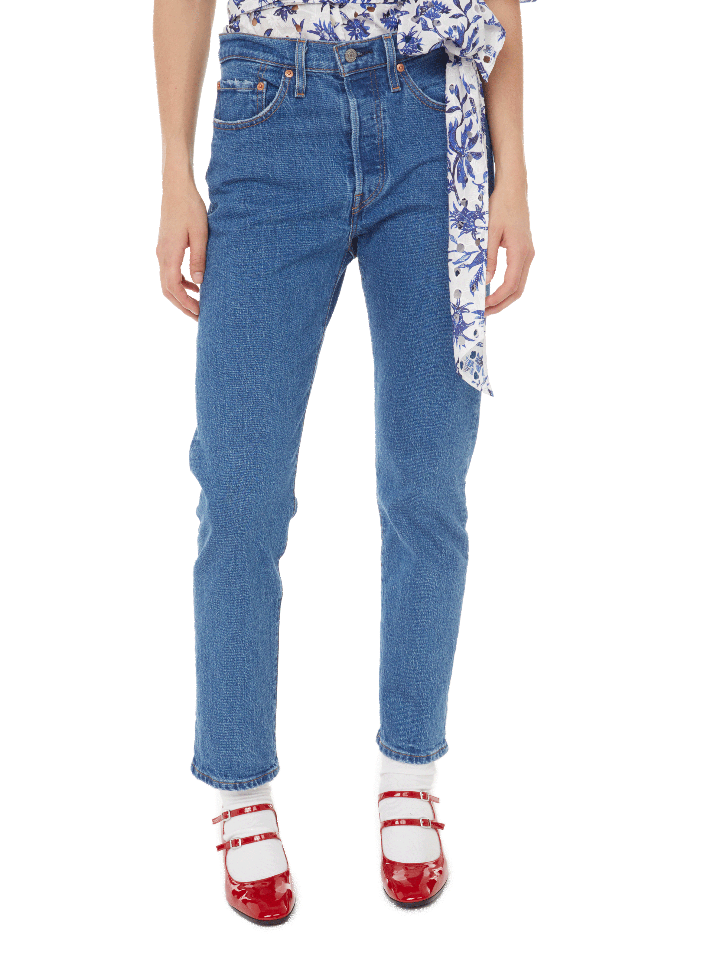 501 cropped jeans LEVI'S Blue