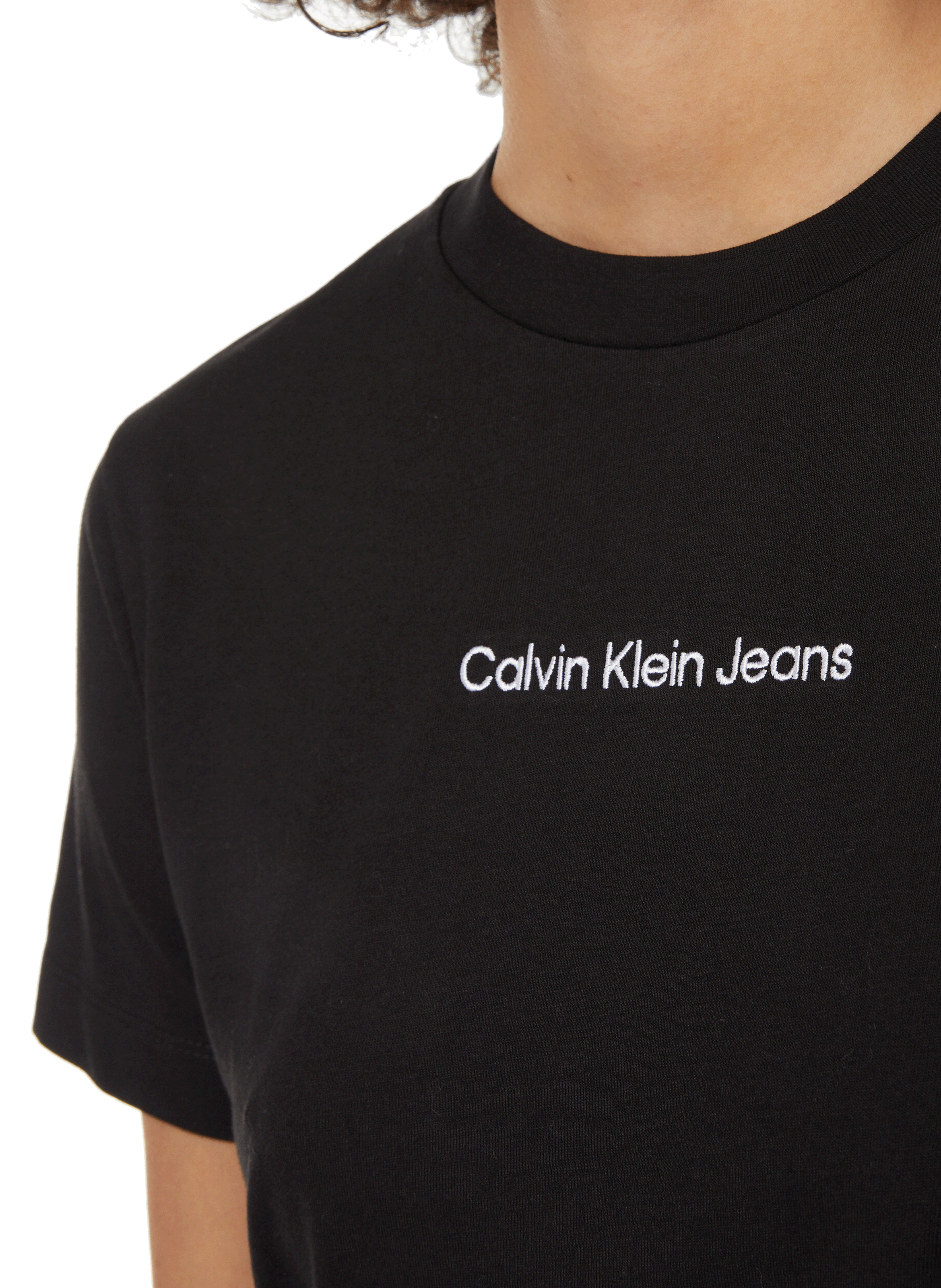 T-shirt en coton organique CALVIN KLEIN Noir