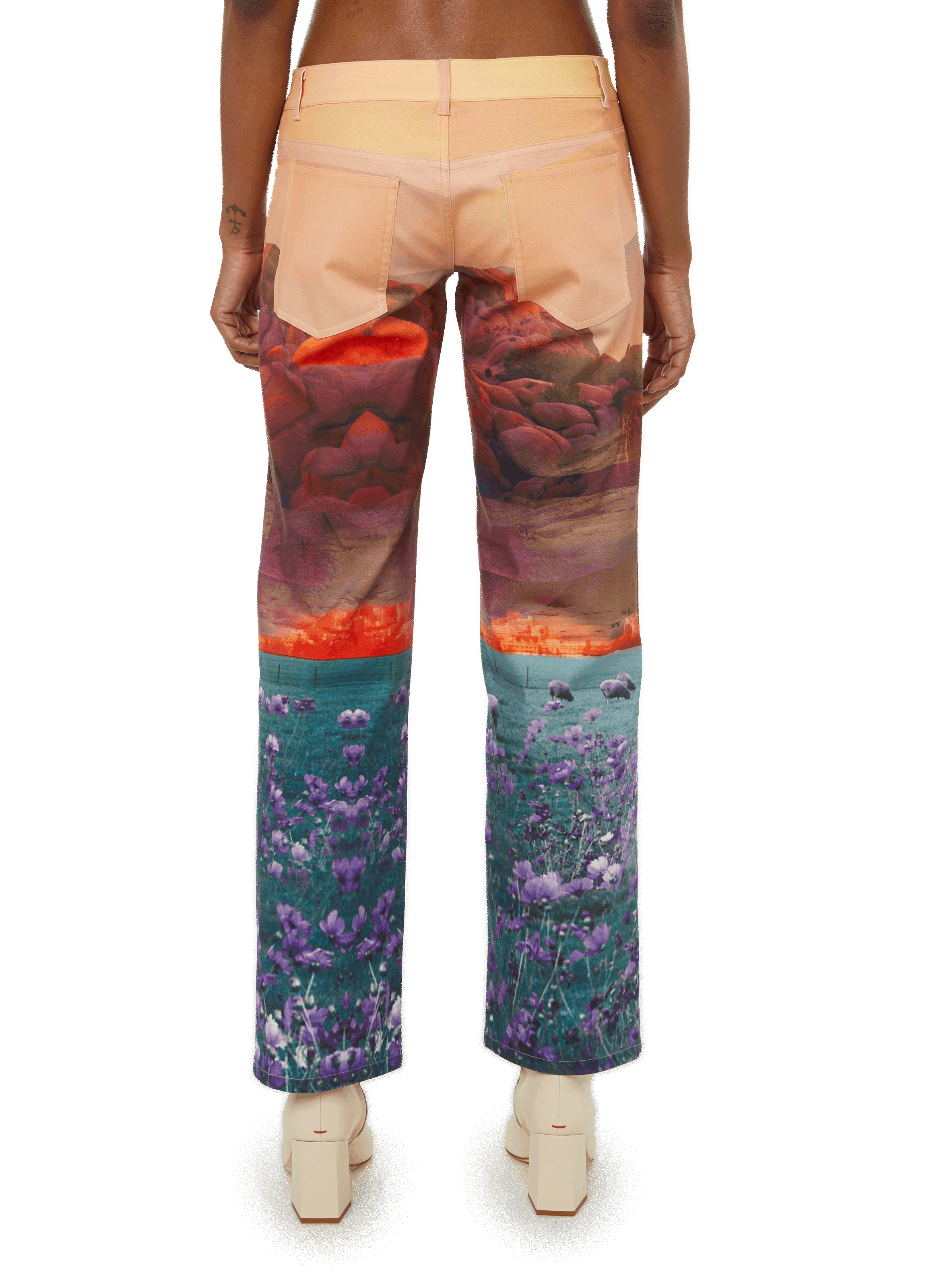 Irene leather ankle boots  AEYDE Beige