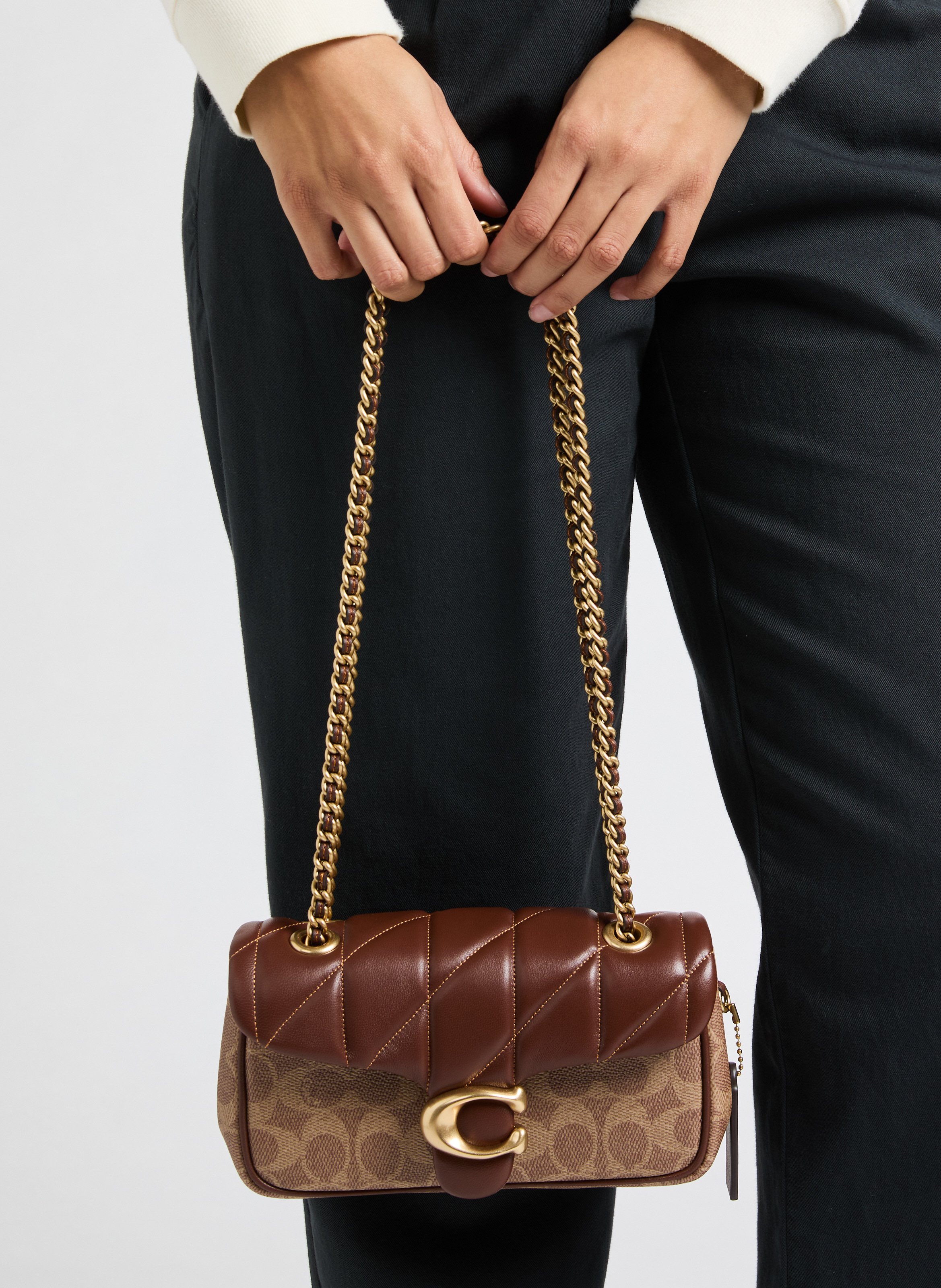 Tabby 20 Shoulder Bag COACH Brown