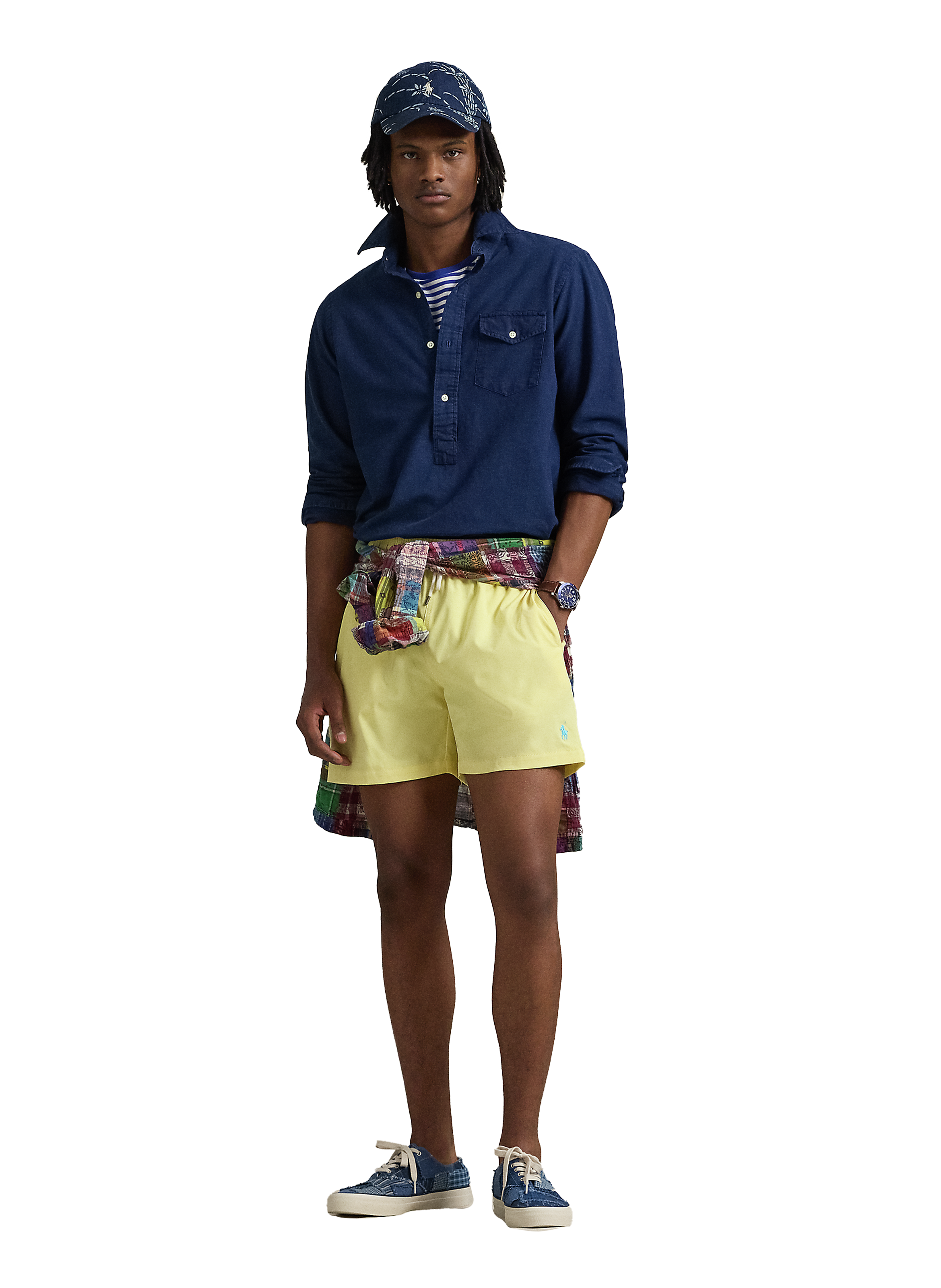 Short de bain uni POLO RALPH LAUREN Jaune