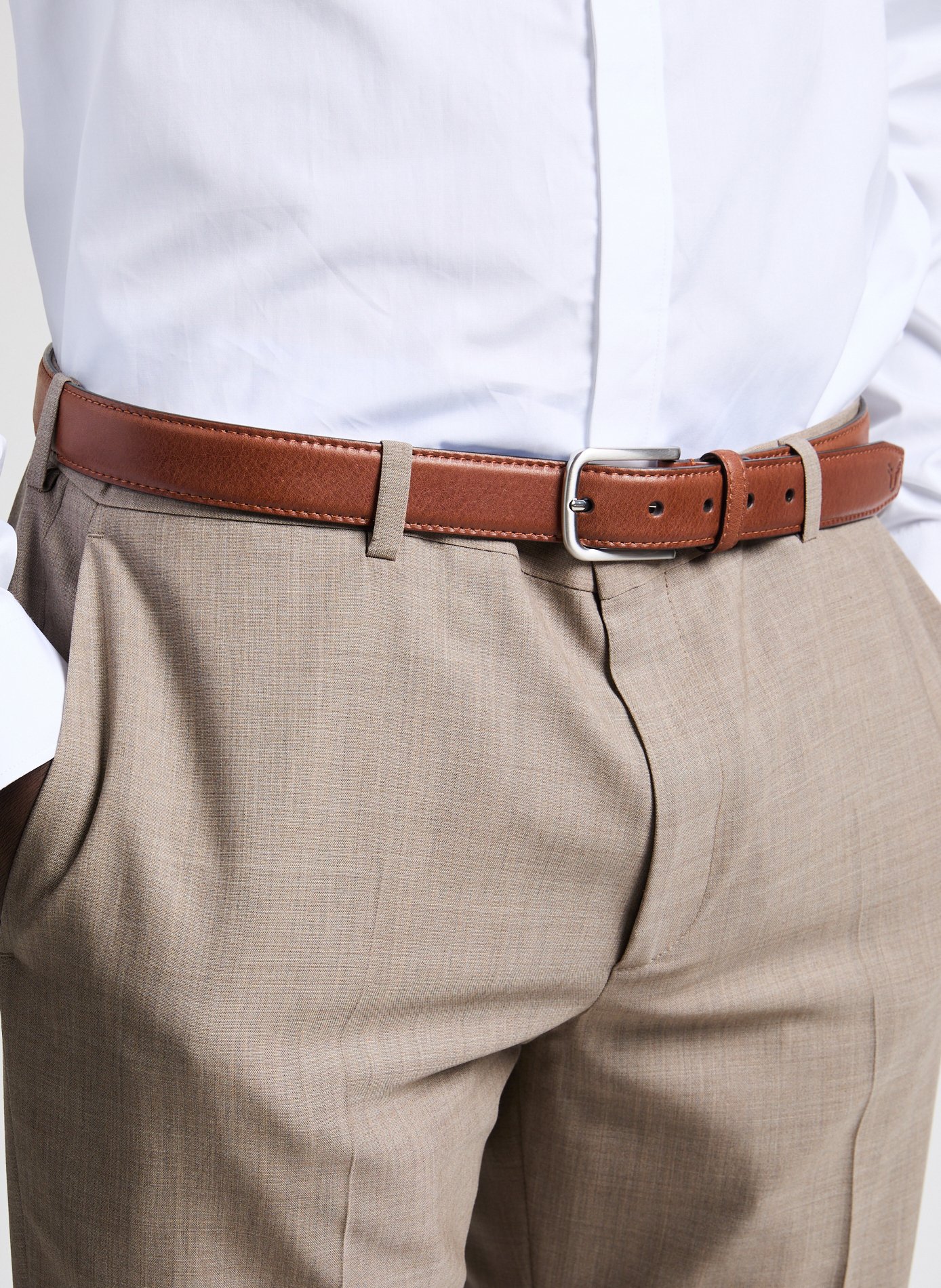 Ceinture en cuir MADE IN CED Marron