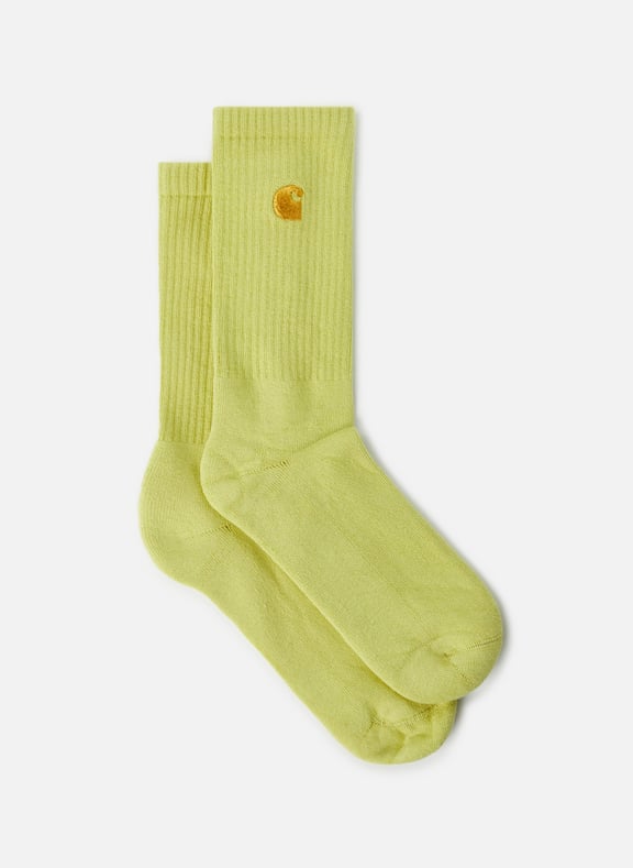 Solid Over-the-Knee Socks Yellow by CARHARTT WIP CARHARTT WIP Solid Over-the-Knee Socks Yellow