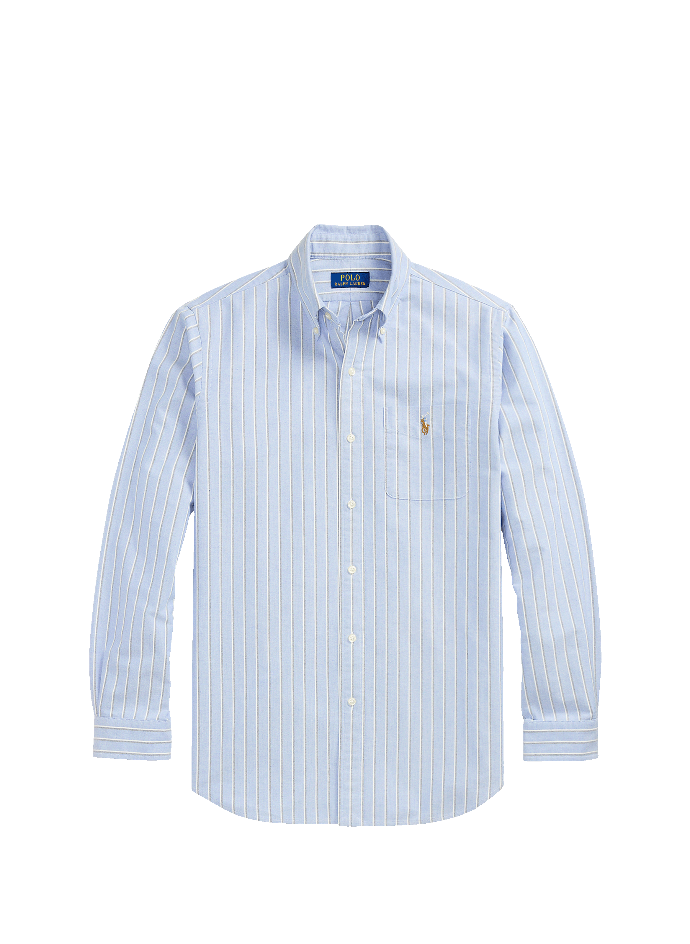 Slim-fit striped cotton shirt POLO RALPH LAUREN Blue