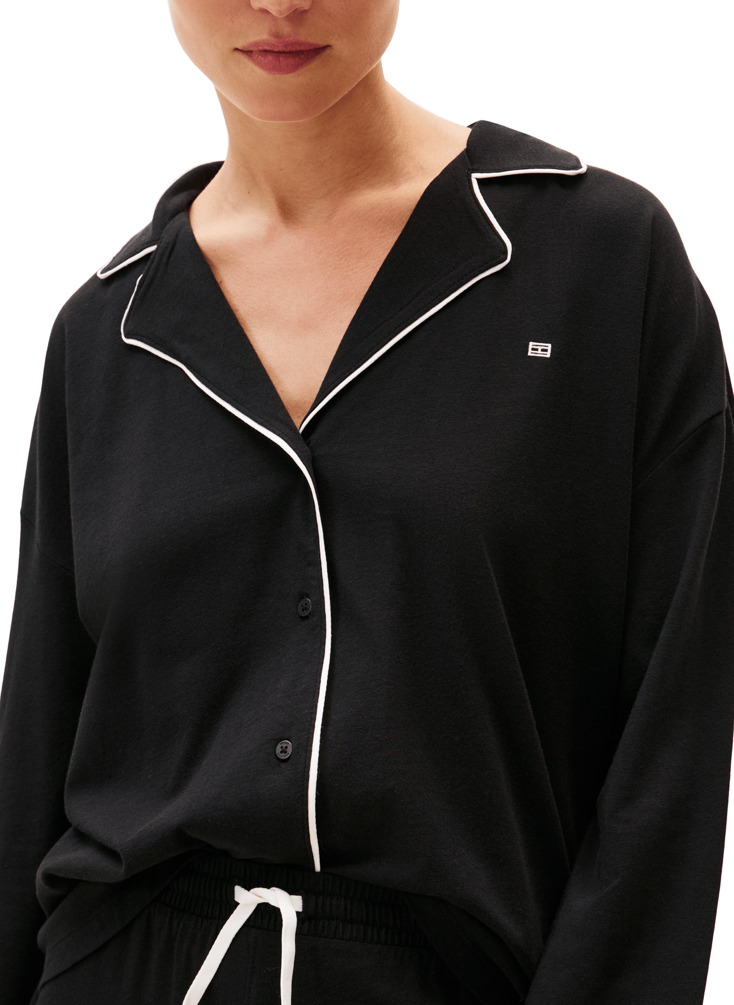 Ensemble de pyjama TOMMY HILFIGER Noir