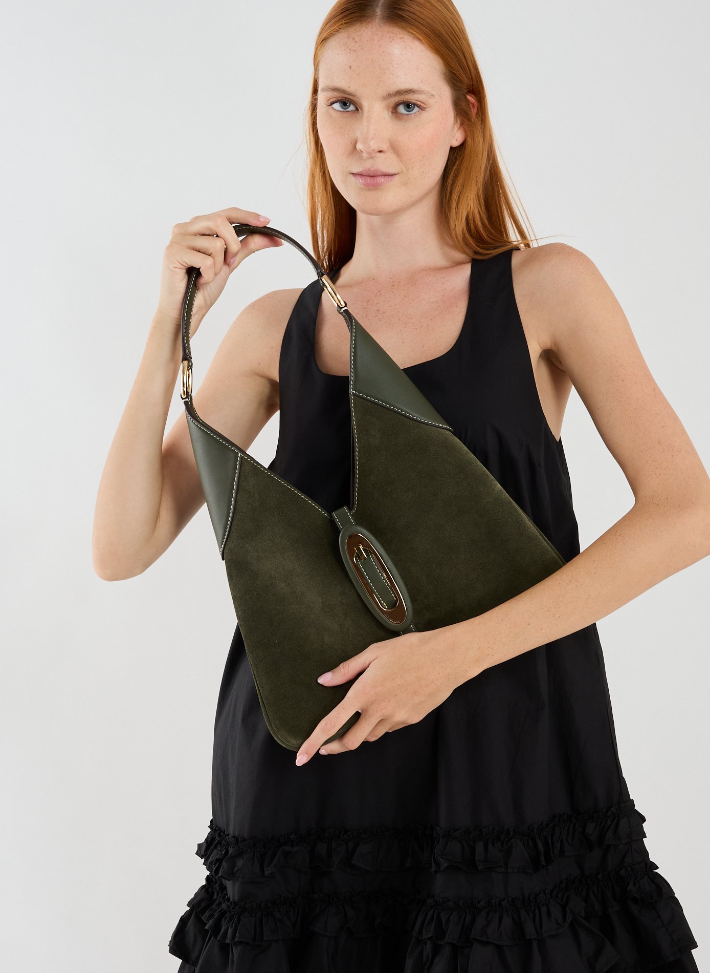 Sac à main Cornelia en cuir  MICHAEL KORS Vert