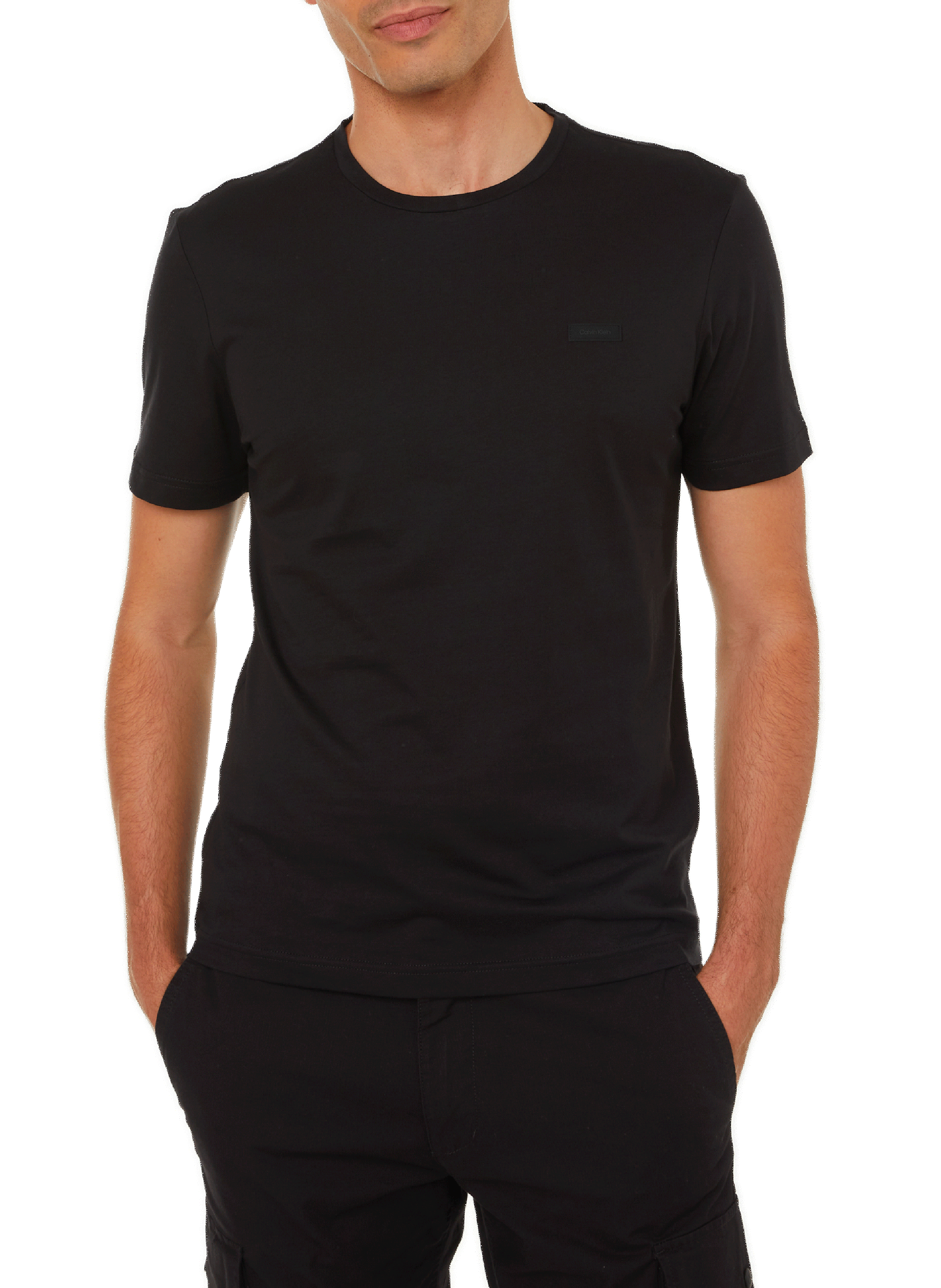 CALVIN KLEIN T-shirt en coton  Noir