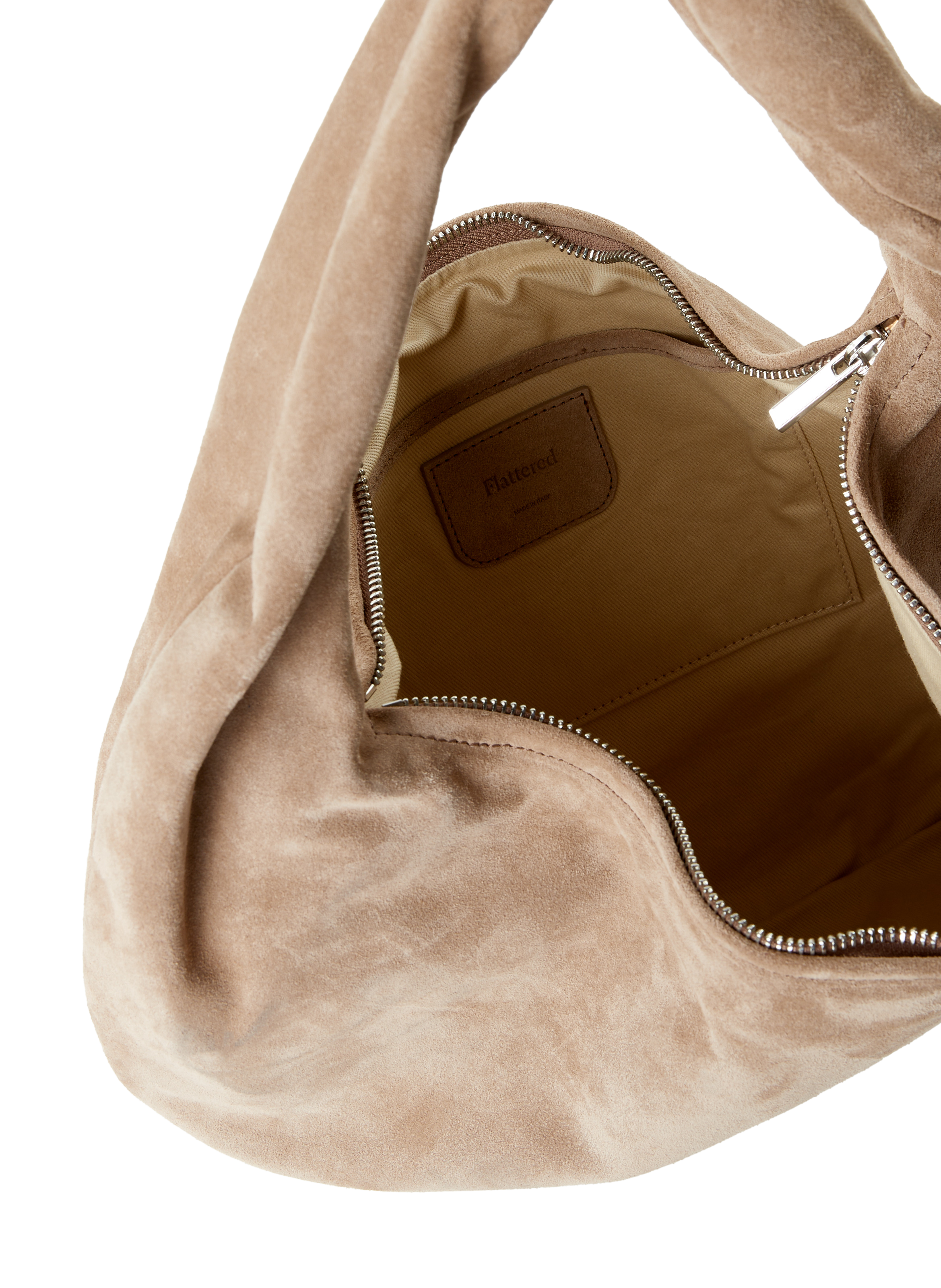 Alva leather handbag FLATTERED Beige