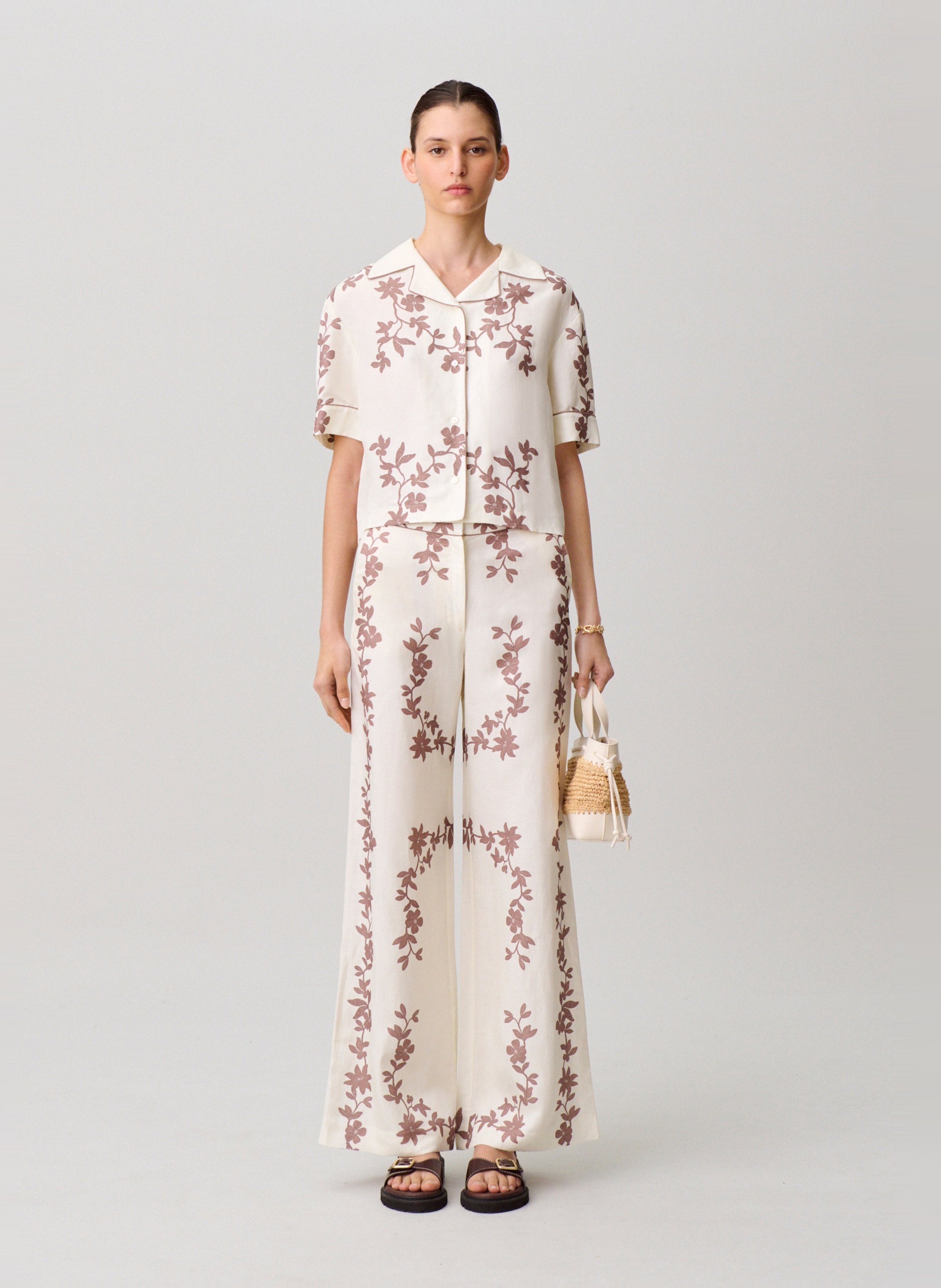 Pantaon large imprimé CLAUDIE PIERLOT Multicolore