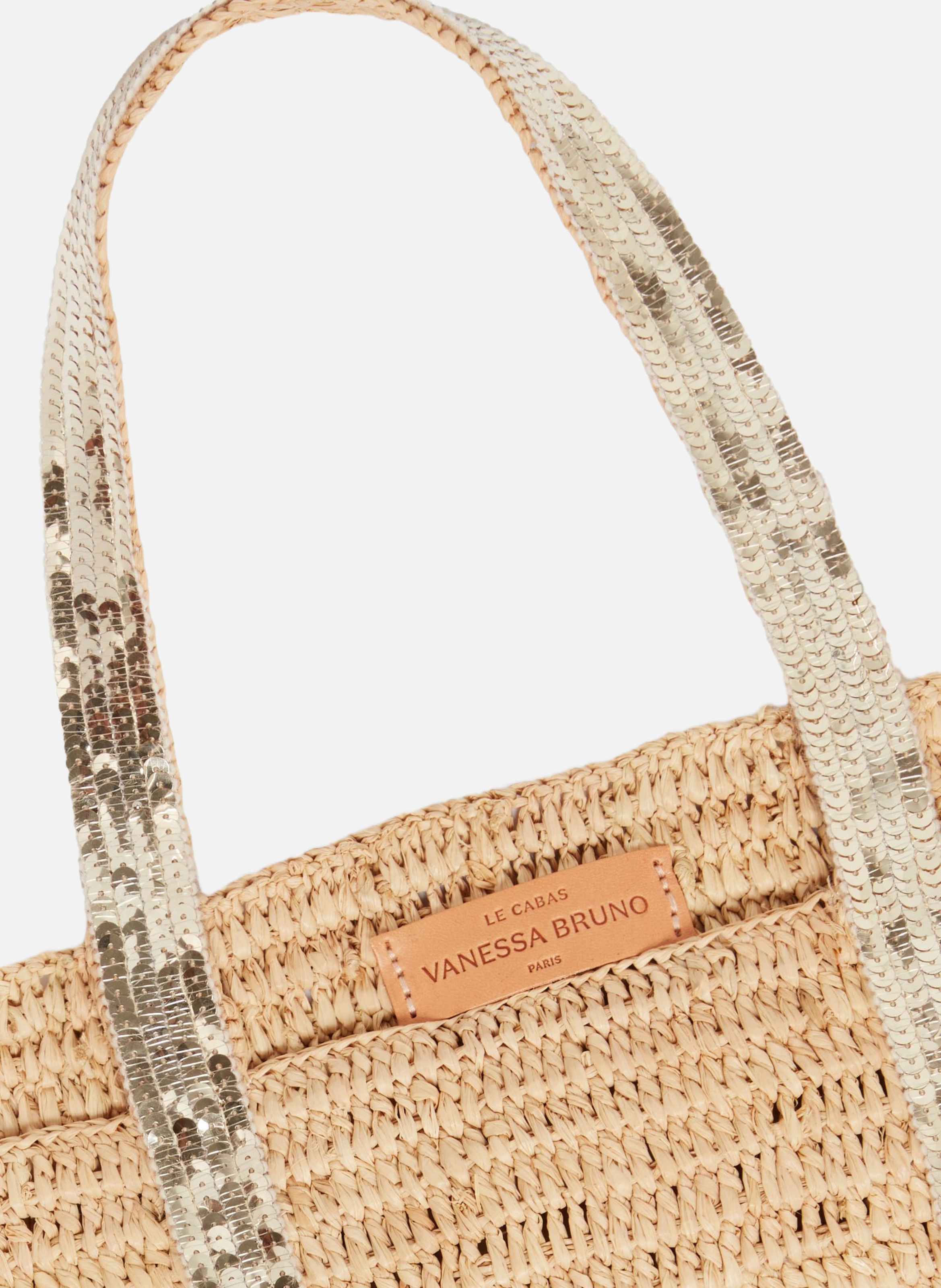 Cabas L En Raphia VANESSA BRUNO Doré