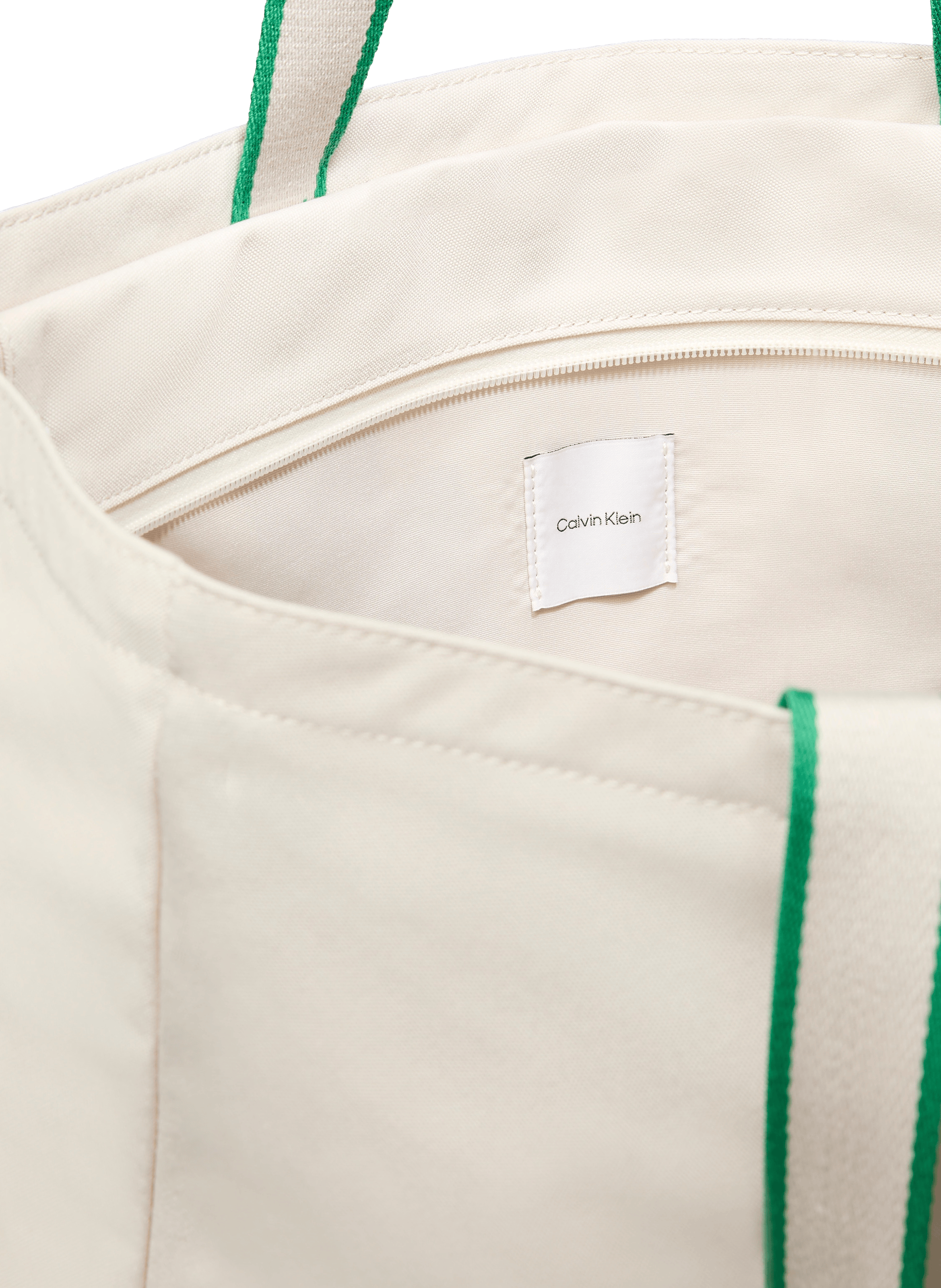 Logo tote bag CALVIN KLEIN Beige