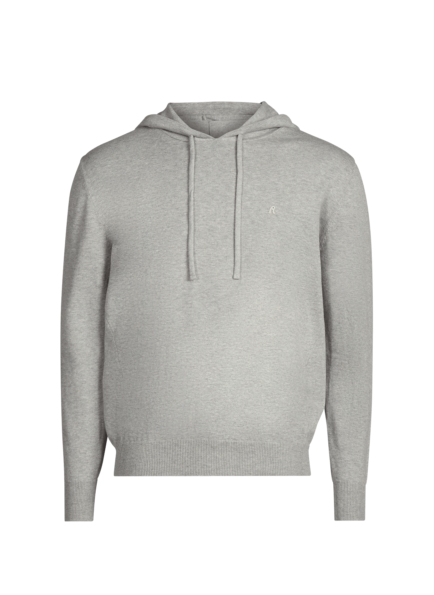 Pull manches longues à capuche en coton REPLAY Gris