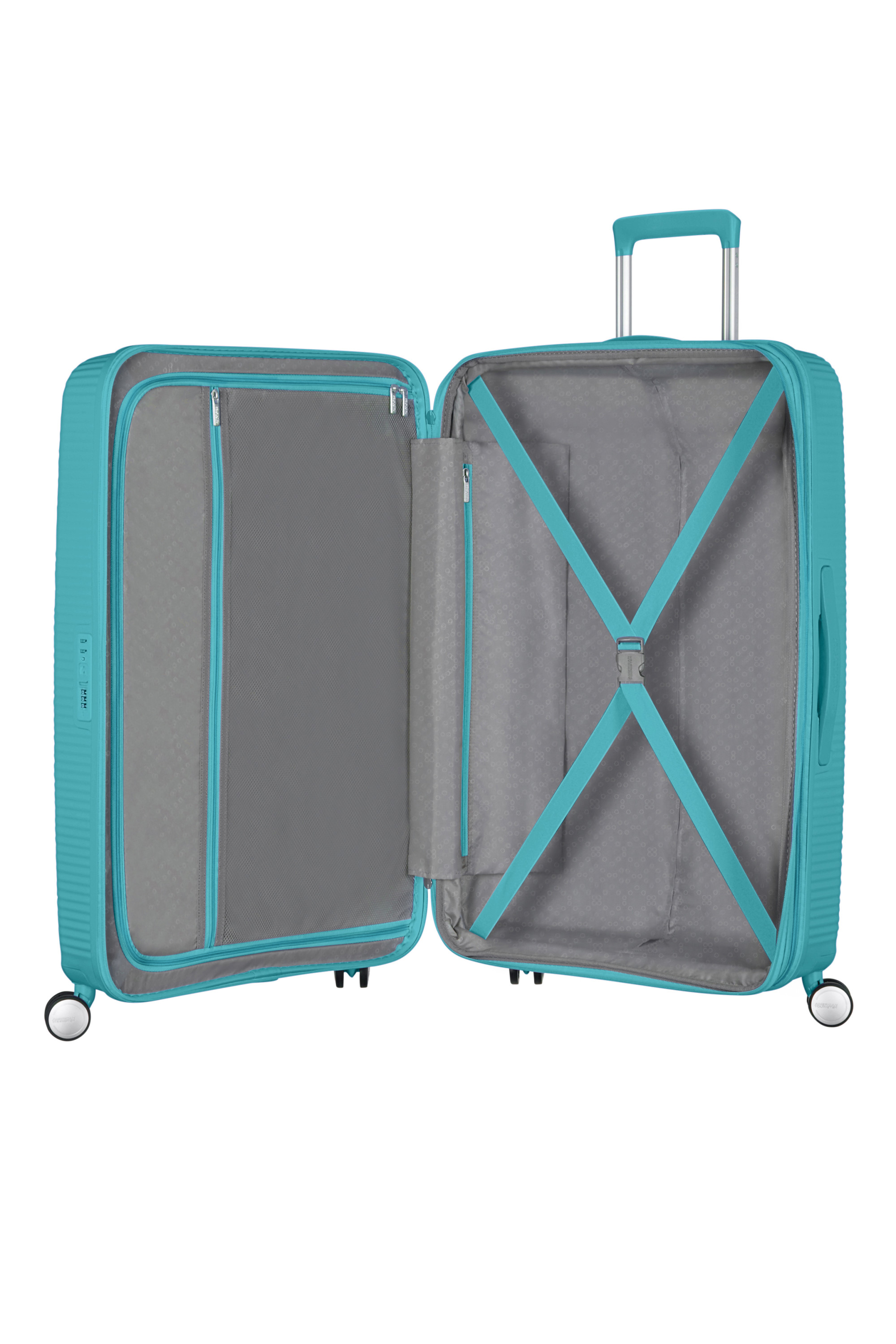 Soundbox valise 4 roues taille l AMERICAN TOURISTER Bleu