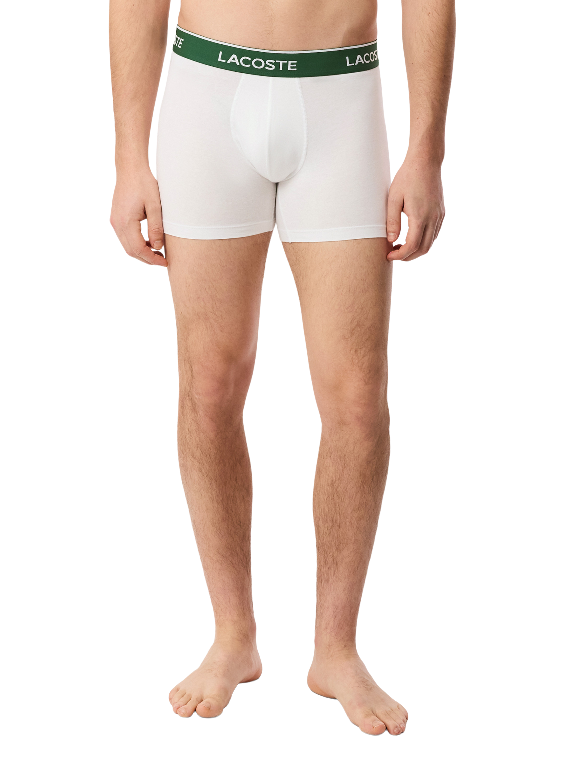 Lot de 3 boxers en coton stretch LACOSTE Multicolore