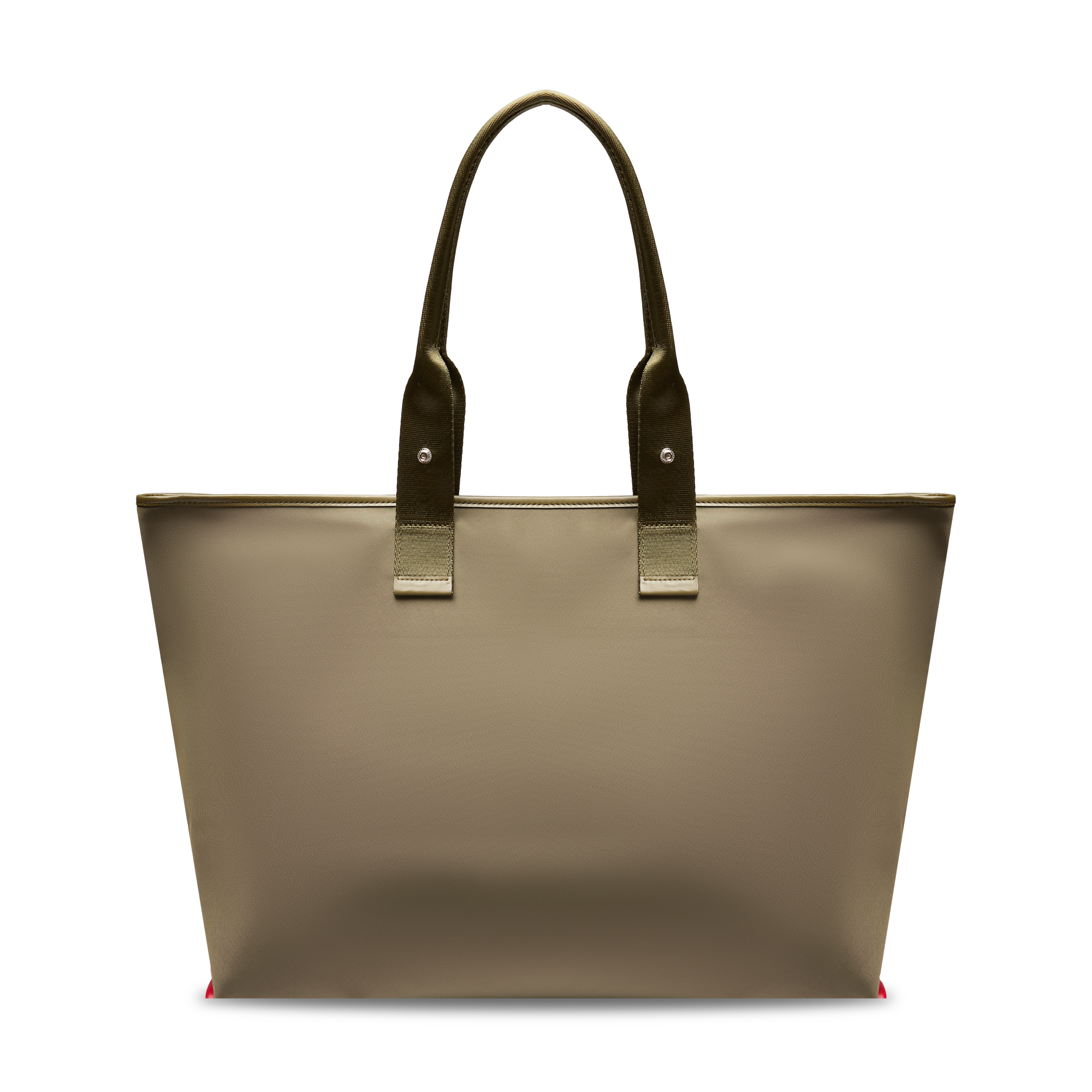 Sac cabas zippé l mistral rollable de lancel en nylon LANCEL Vert