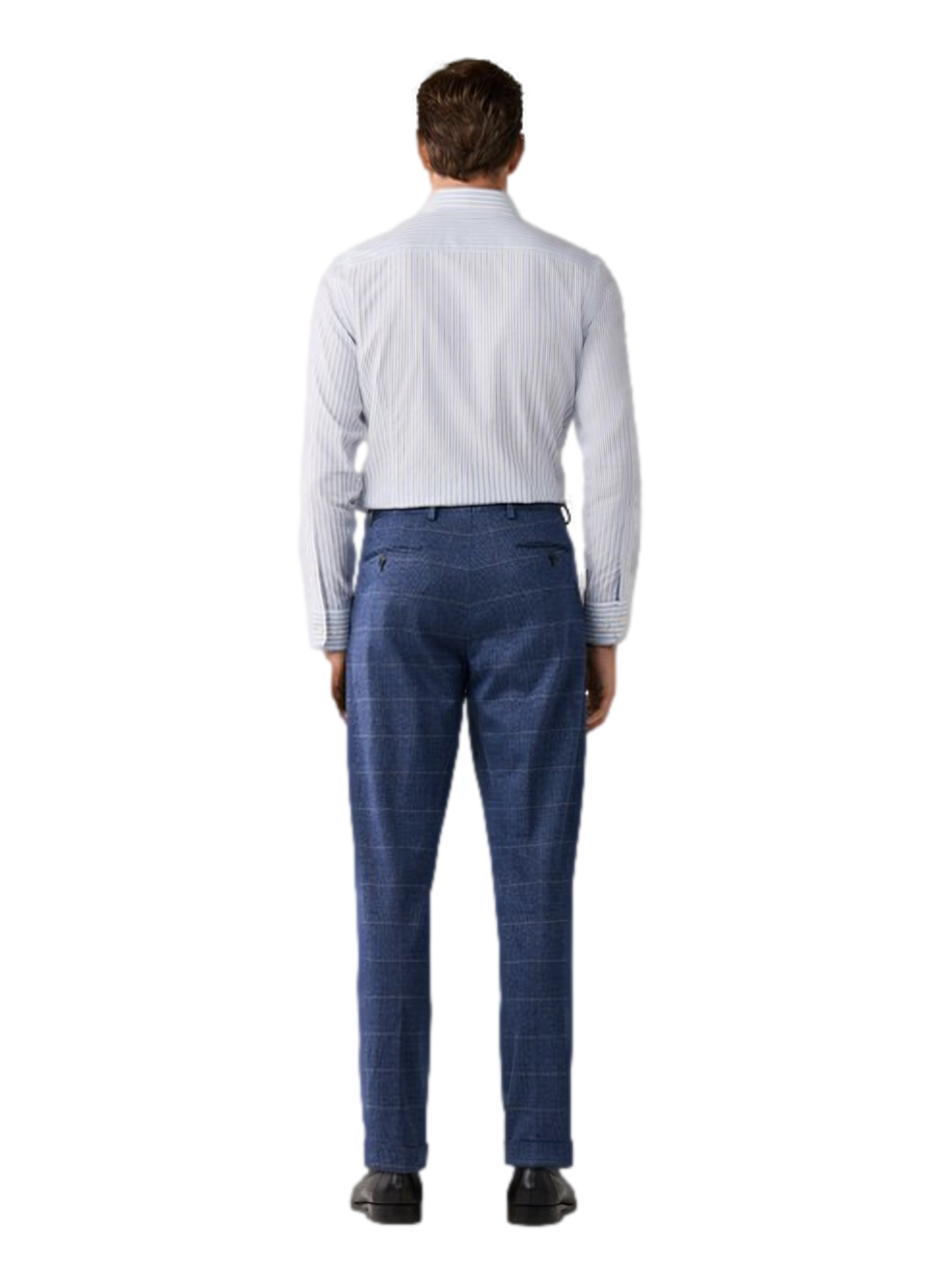 Pantalon slim en coton HACKETT Bleu