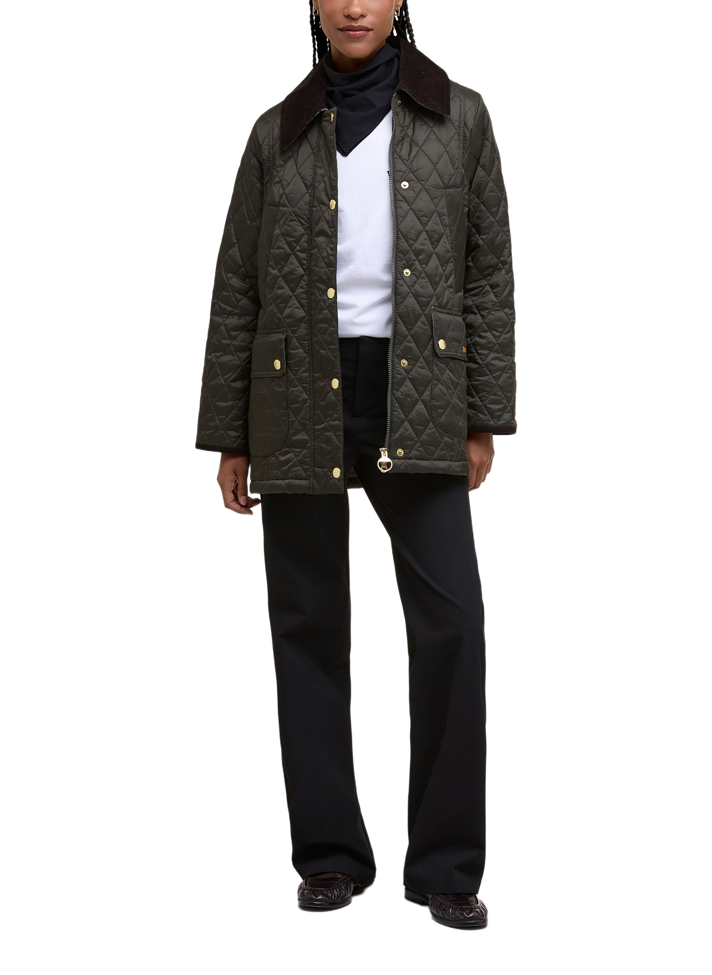 Beadnell Quilted Puffer Jacket BARBOUR Khaki