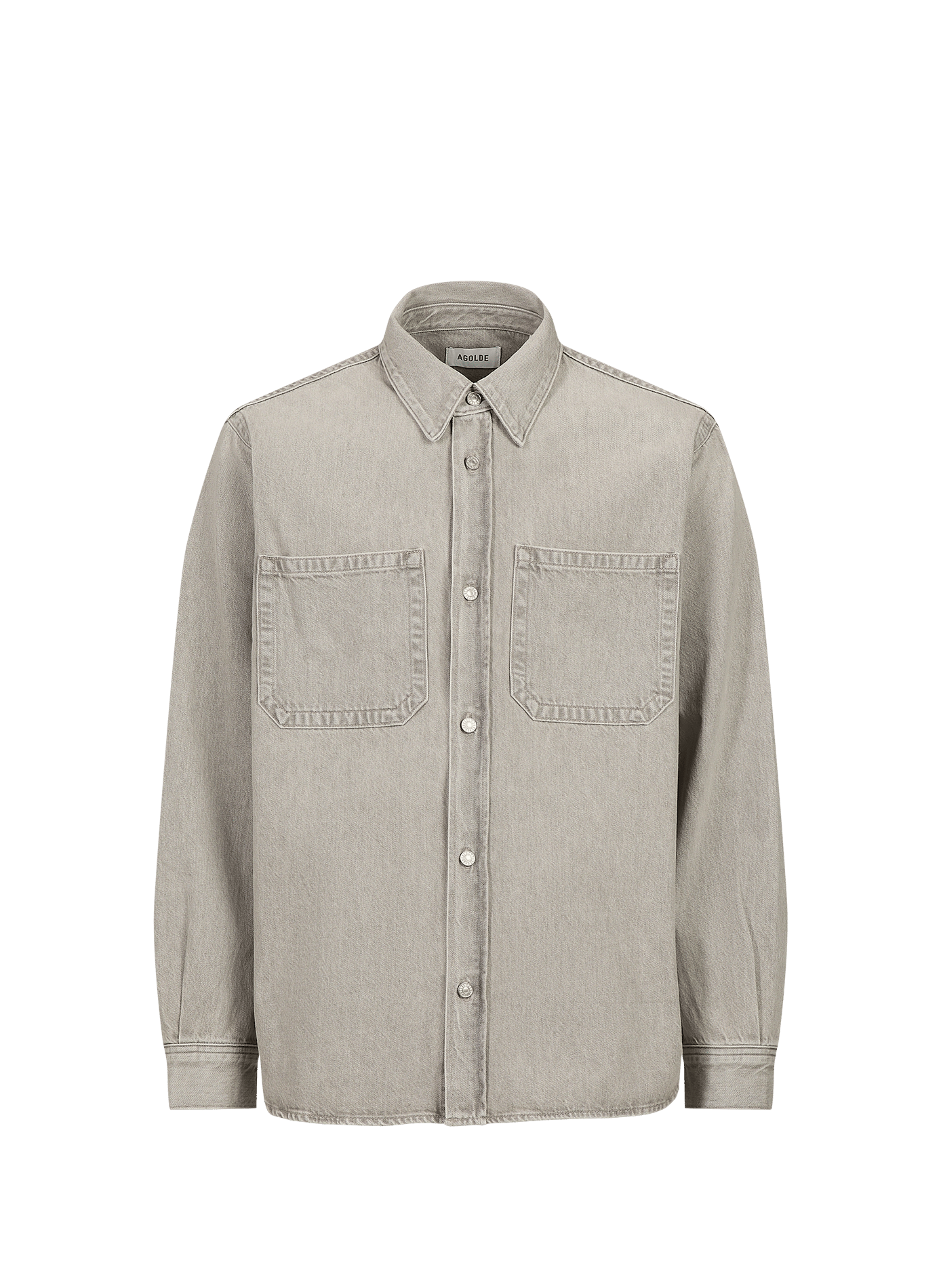 Craven cotton overshirt AGOLDE Grey
