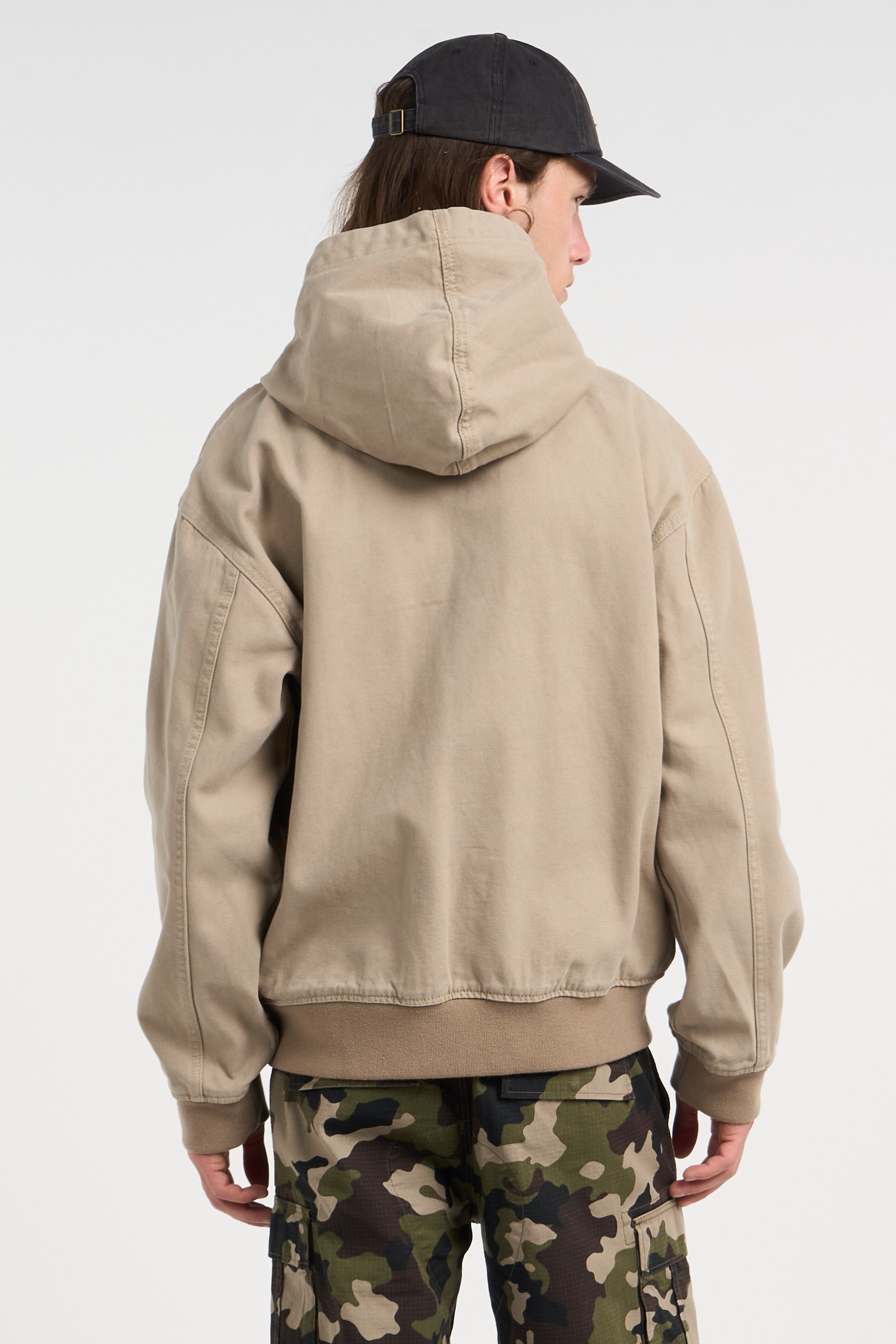 Veste unlined canvas hooded bomber DICKIES Beige