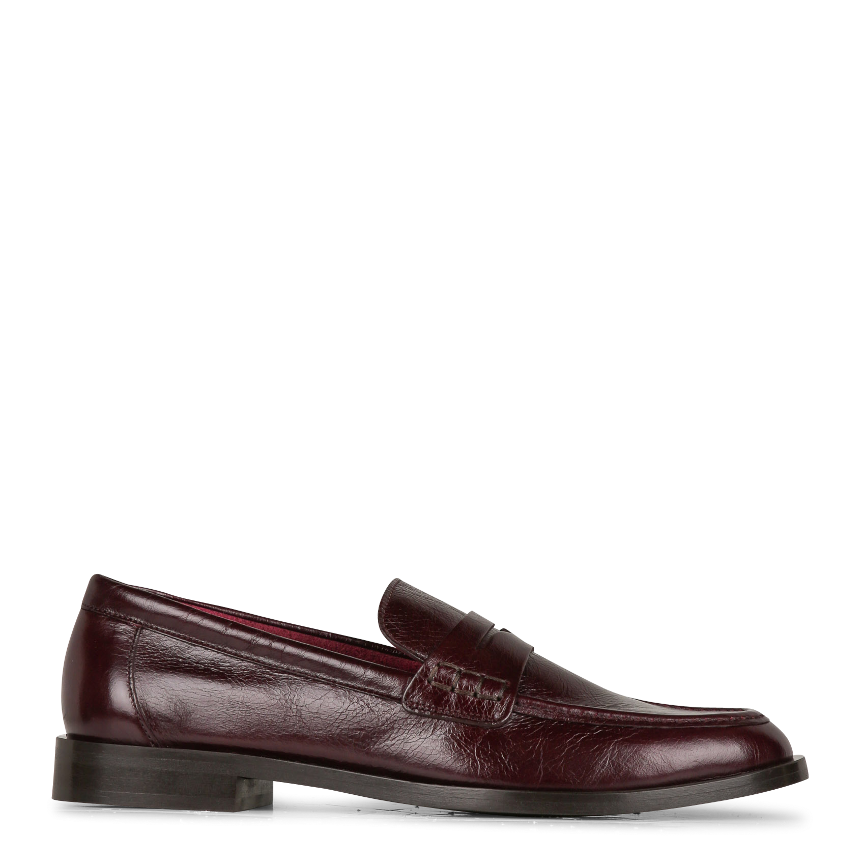 Mocassins en cuir ornella MAISON 123 Rouge
