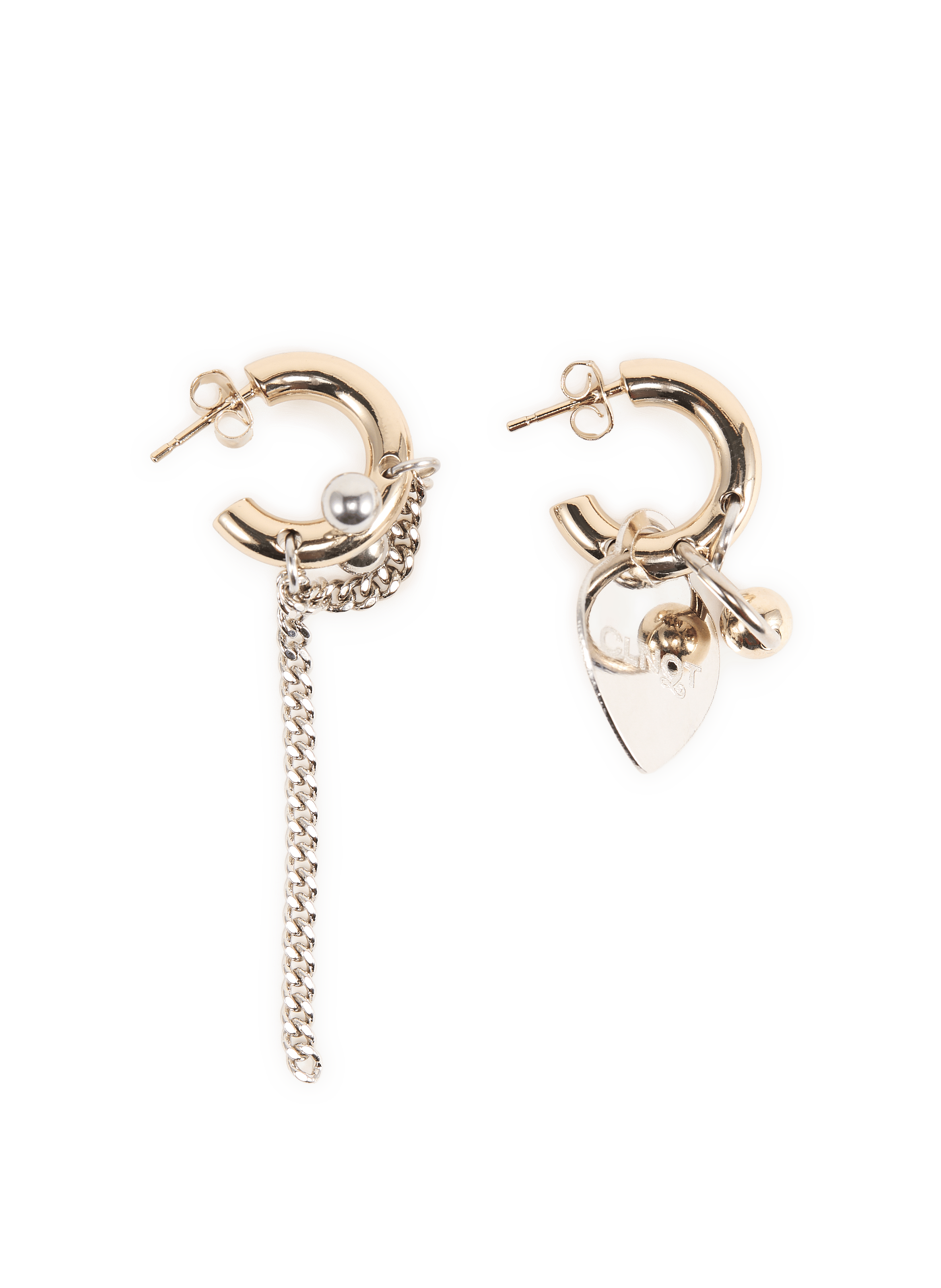 Ohrring-Ringe JUSTINE CLENQUET Golden