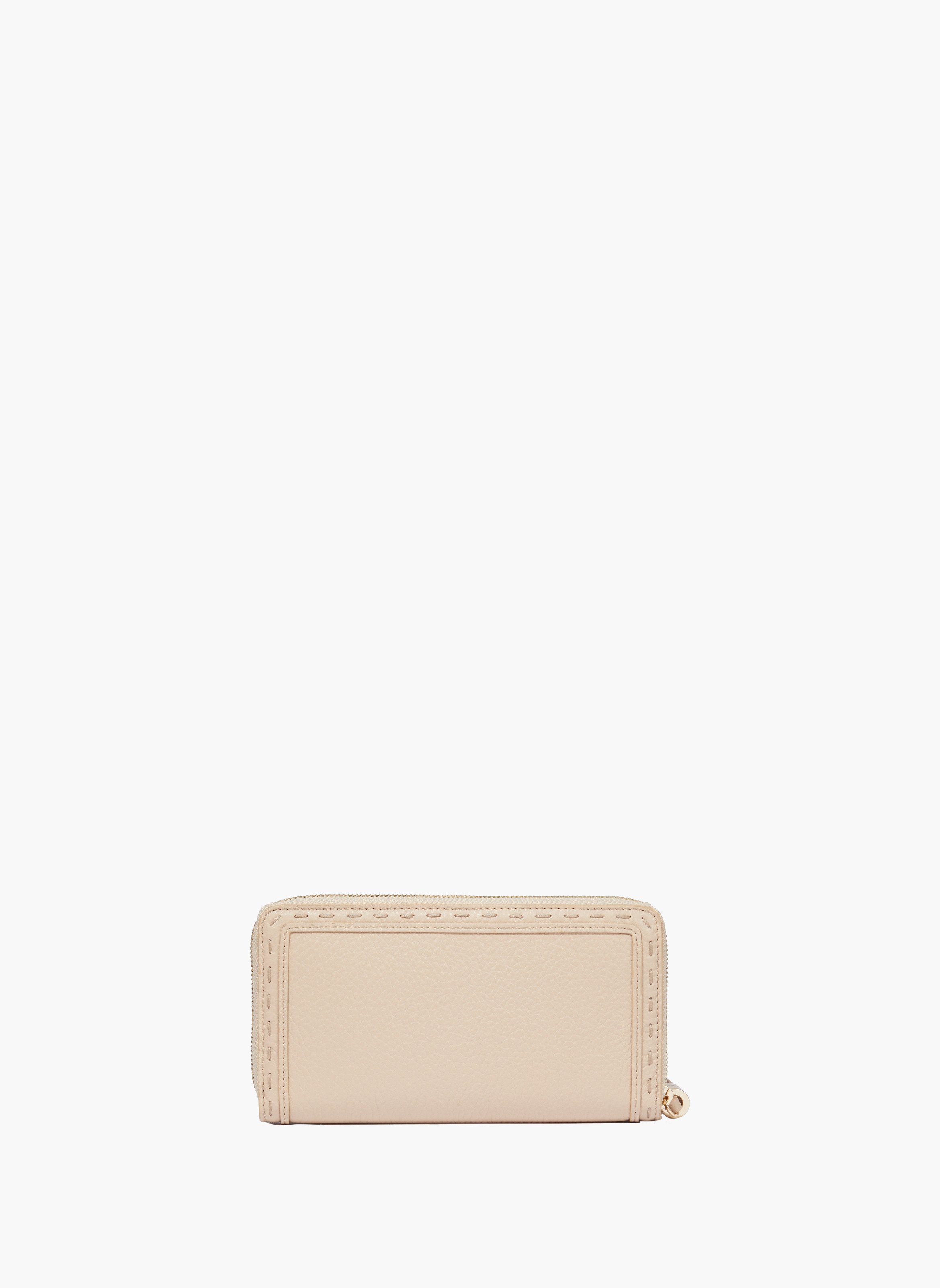 Lange ritssluiting portemonnee van Lancel in leer | Beige LANCEL Dames