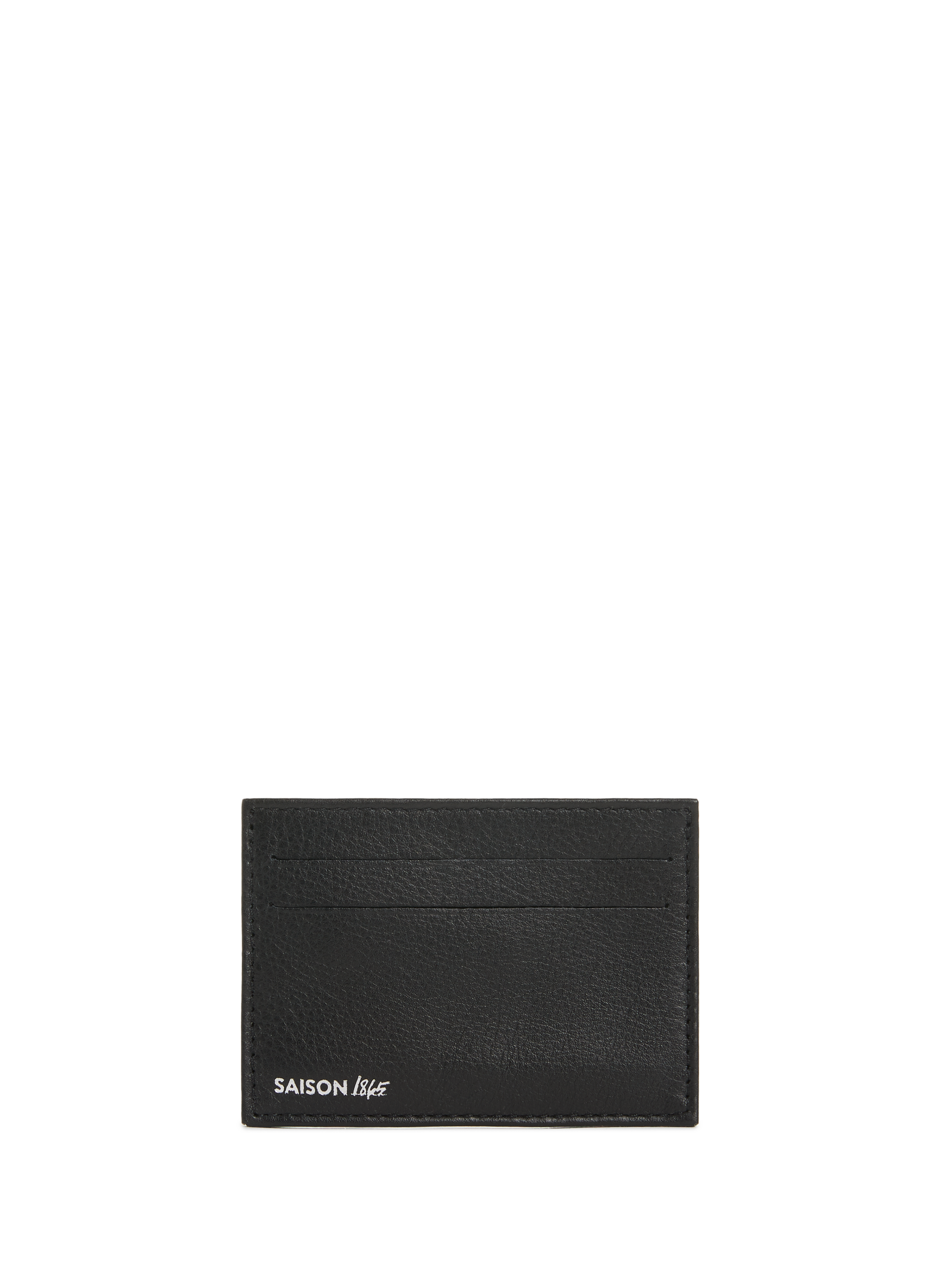 SAISON 1865 Leather card holder Black