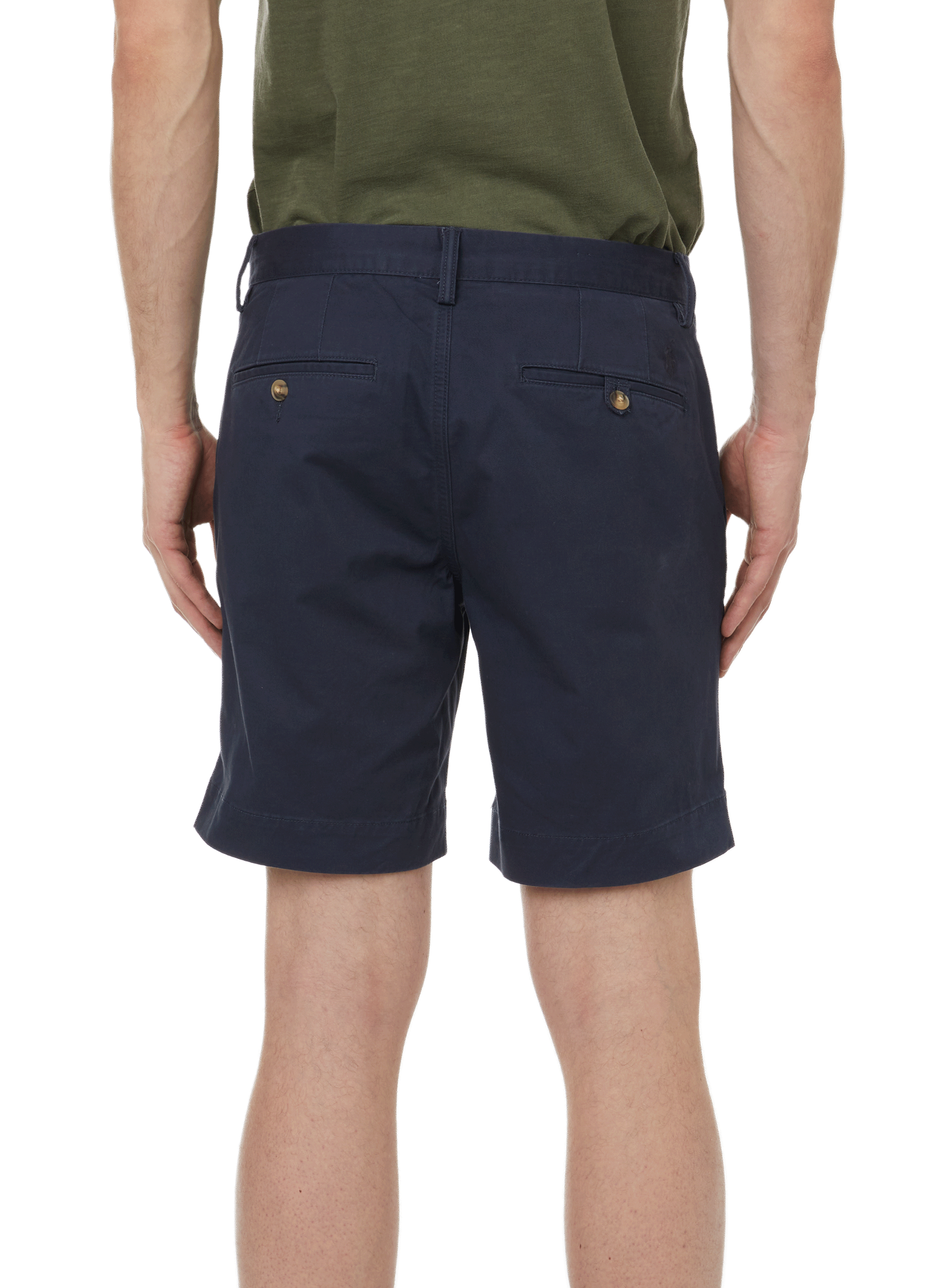 Straight stretch cotton shorts POLO RALPH LAUREN Blue