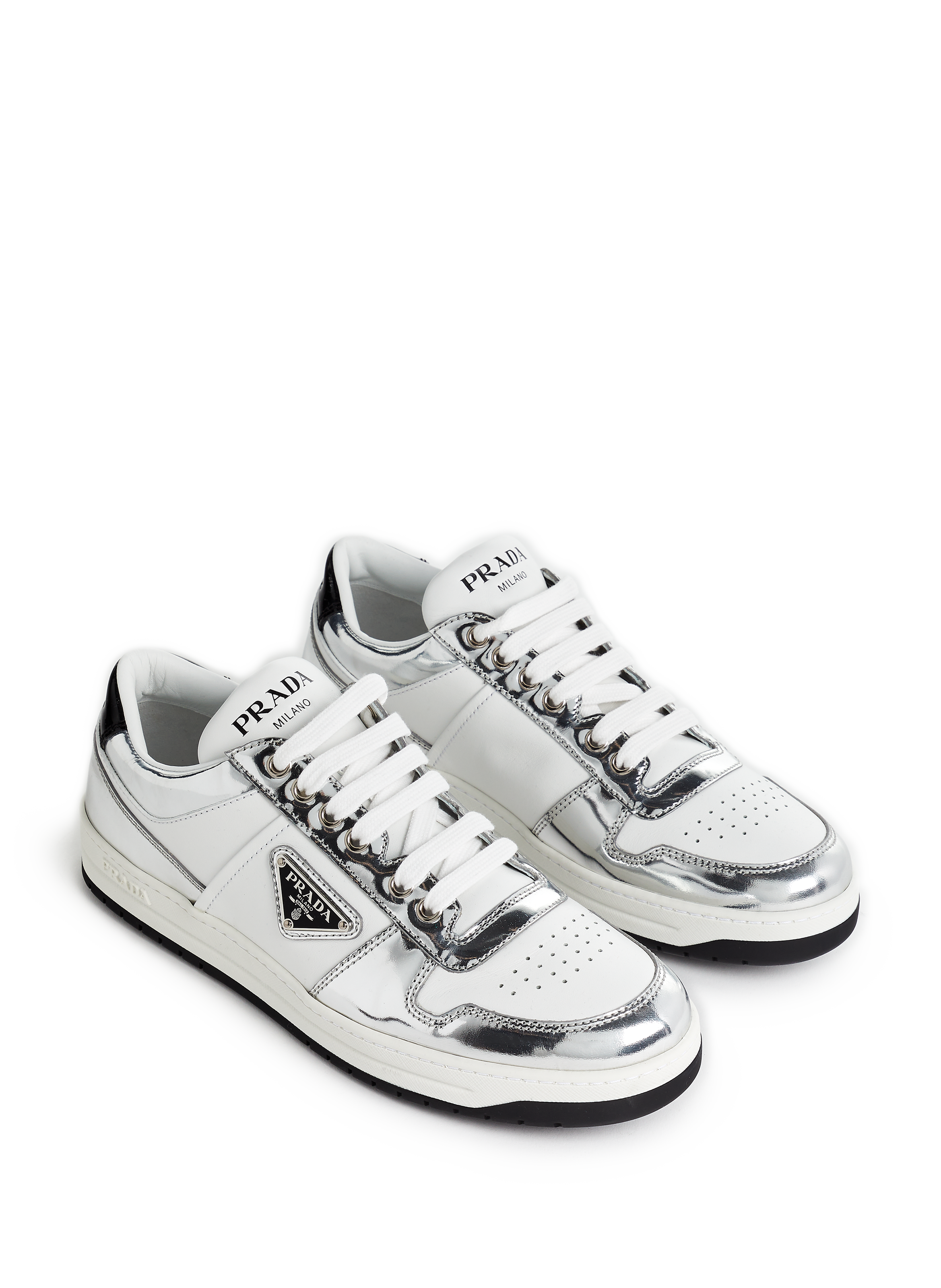 Leather sneakers PRADA Multicolour