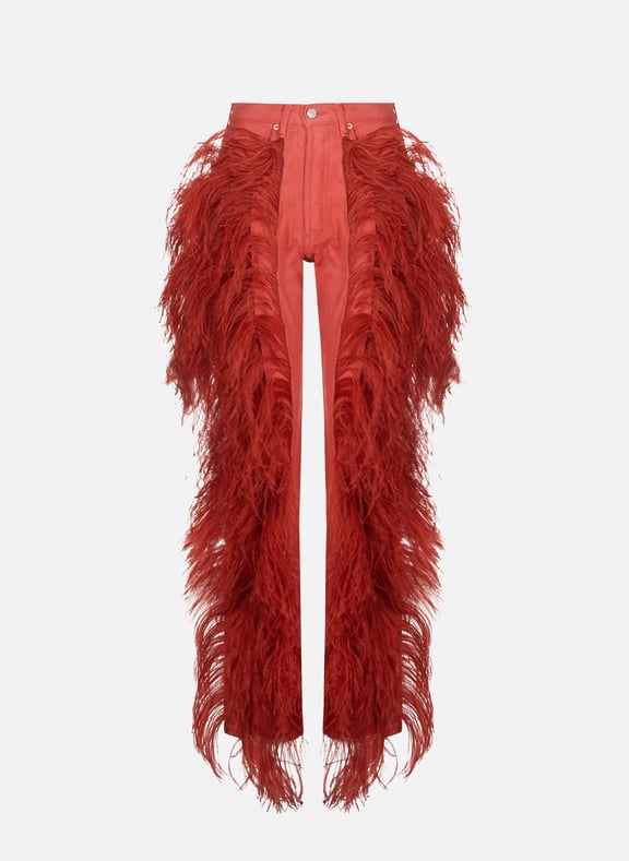 Pantalon à plumes  JEANNE FRIOT Pantalon à plumes  JEANNE FRIOT