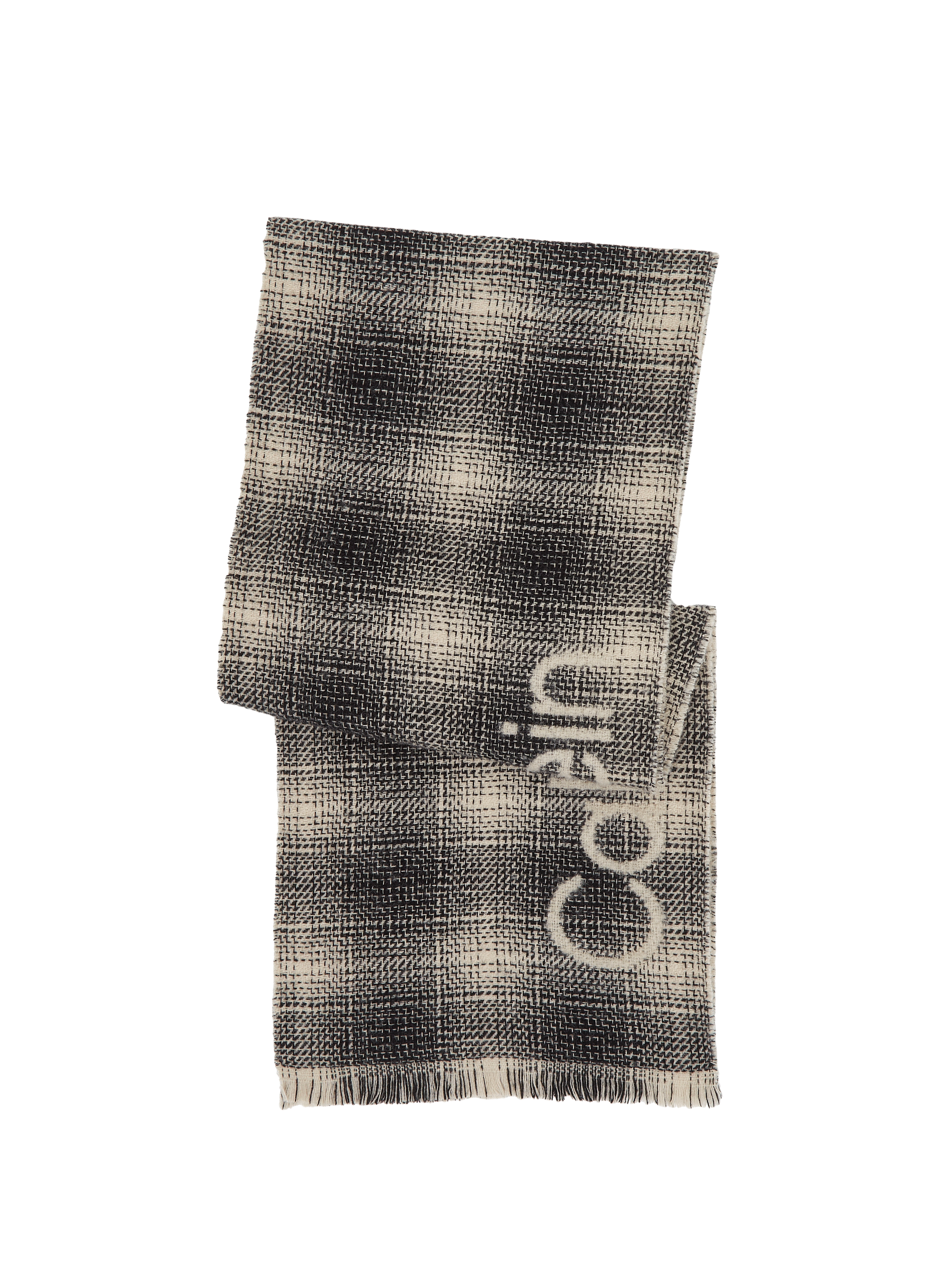 Echarpe tissé en laine mélangé