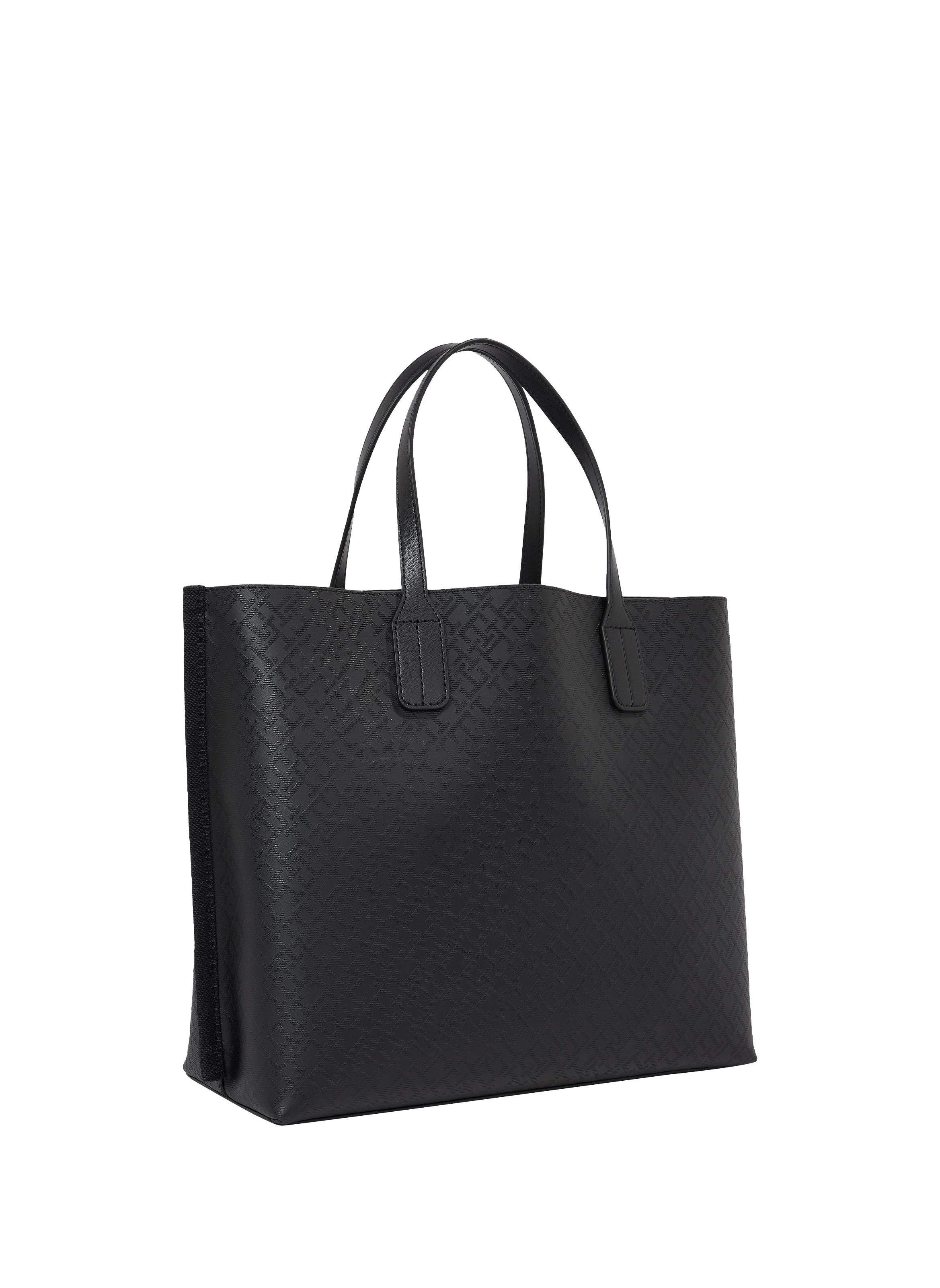 Sac bandoulière à monogramme  TOMMY HILFIGER Noir