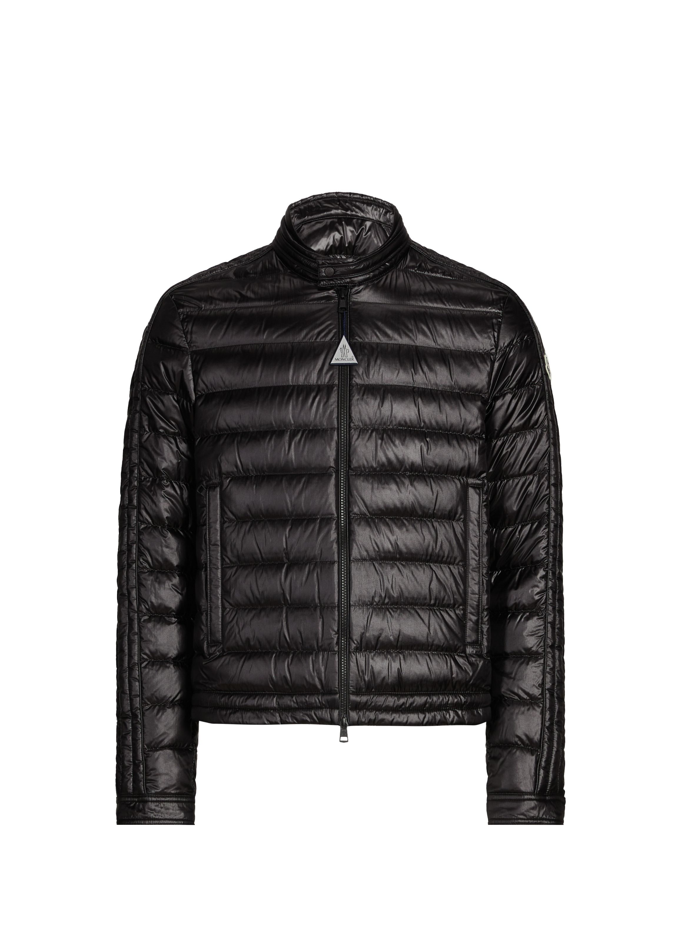 Straight biker jacket MONCLER Black