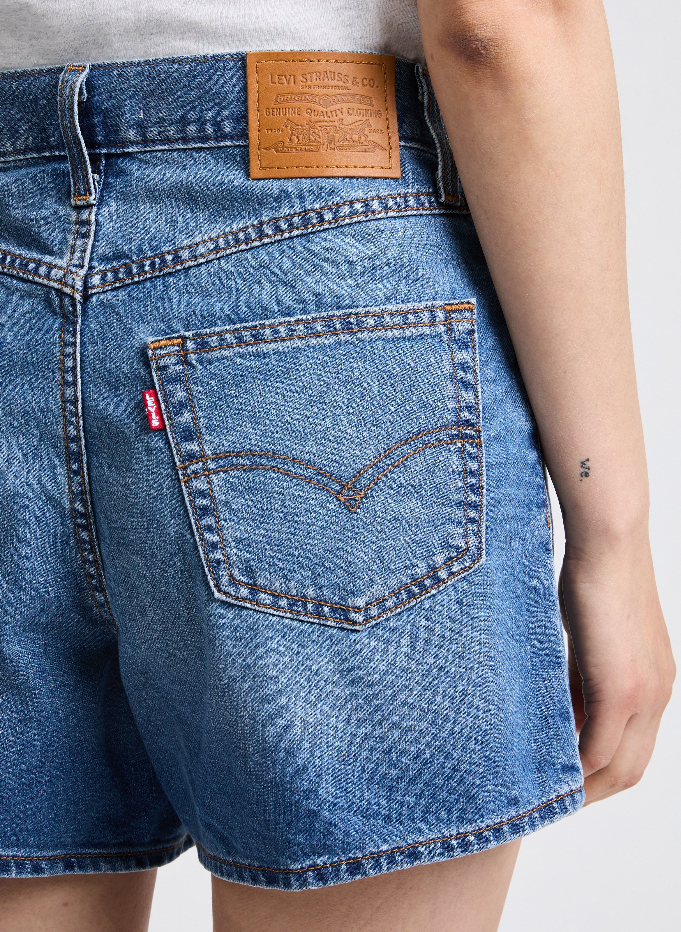 Short jean 80's Mom LEVI'S Bleu