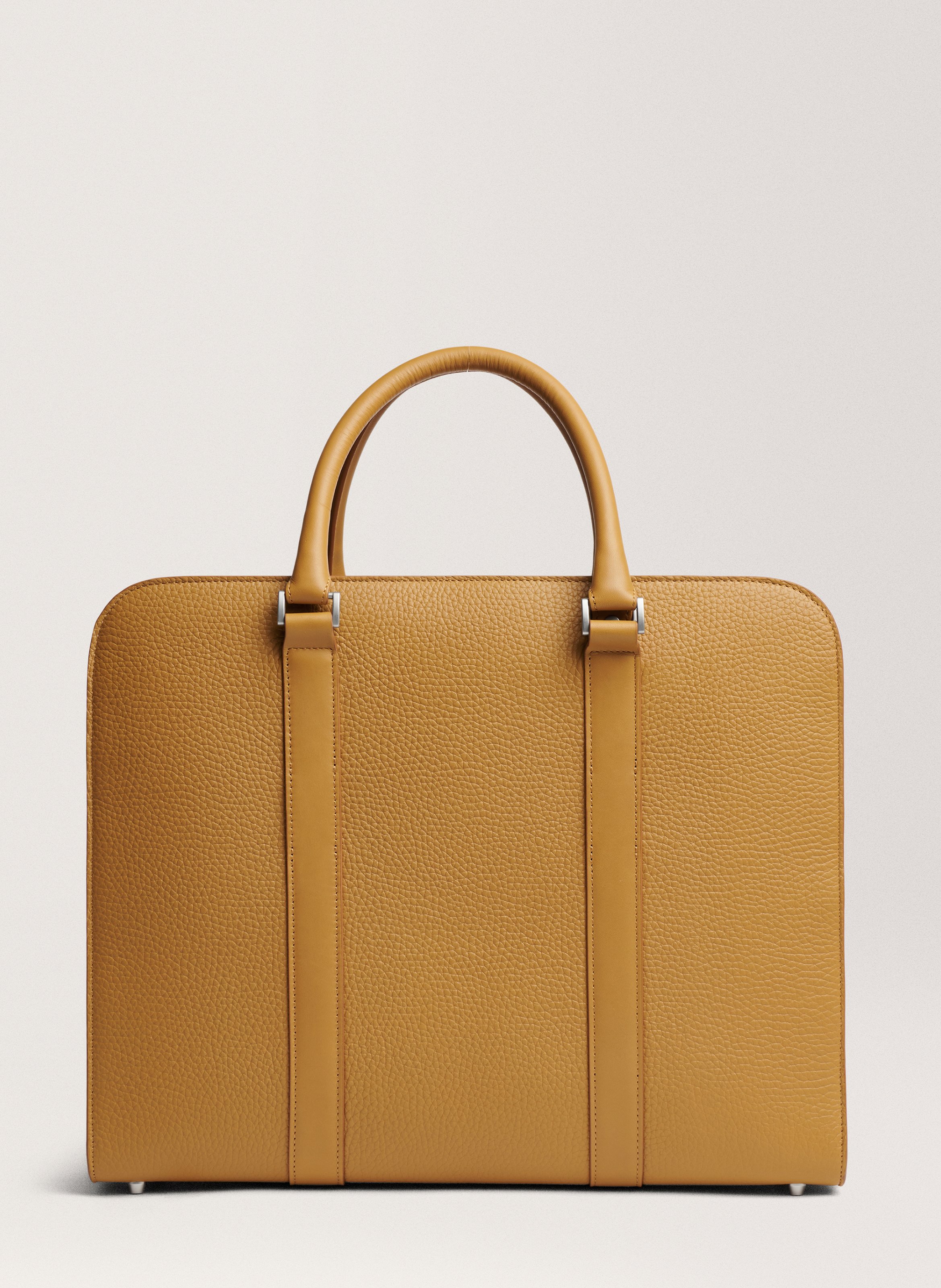 Porte-documents 'Palissy Briefcase' en cuir grainé CARL FRIEDRIK Jaune