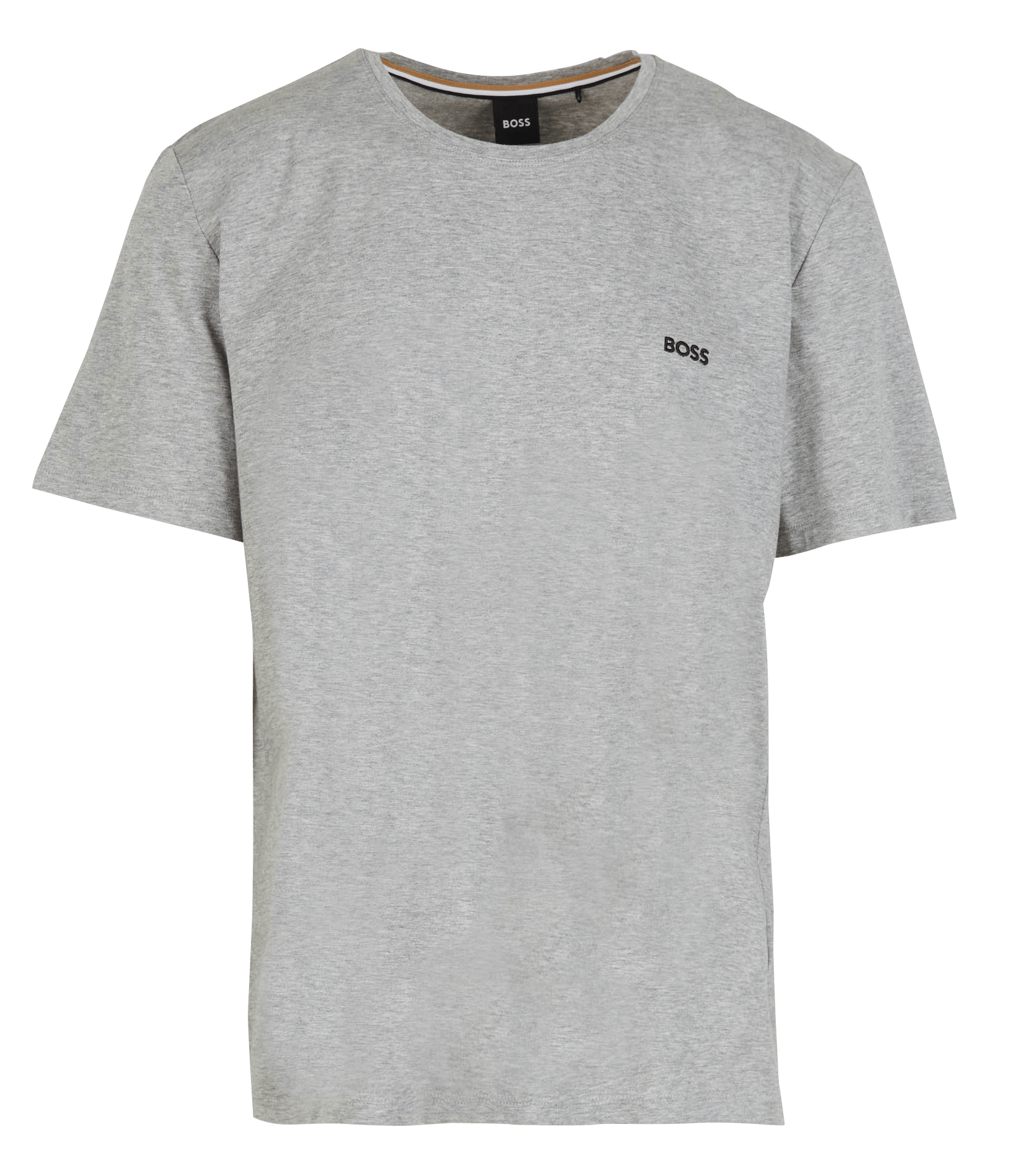 Tee-shirt col rond en coton mélangé BOSS Argent