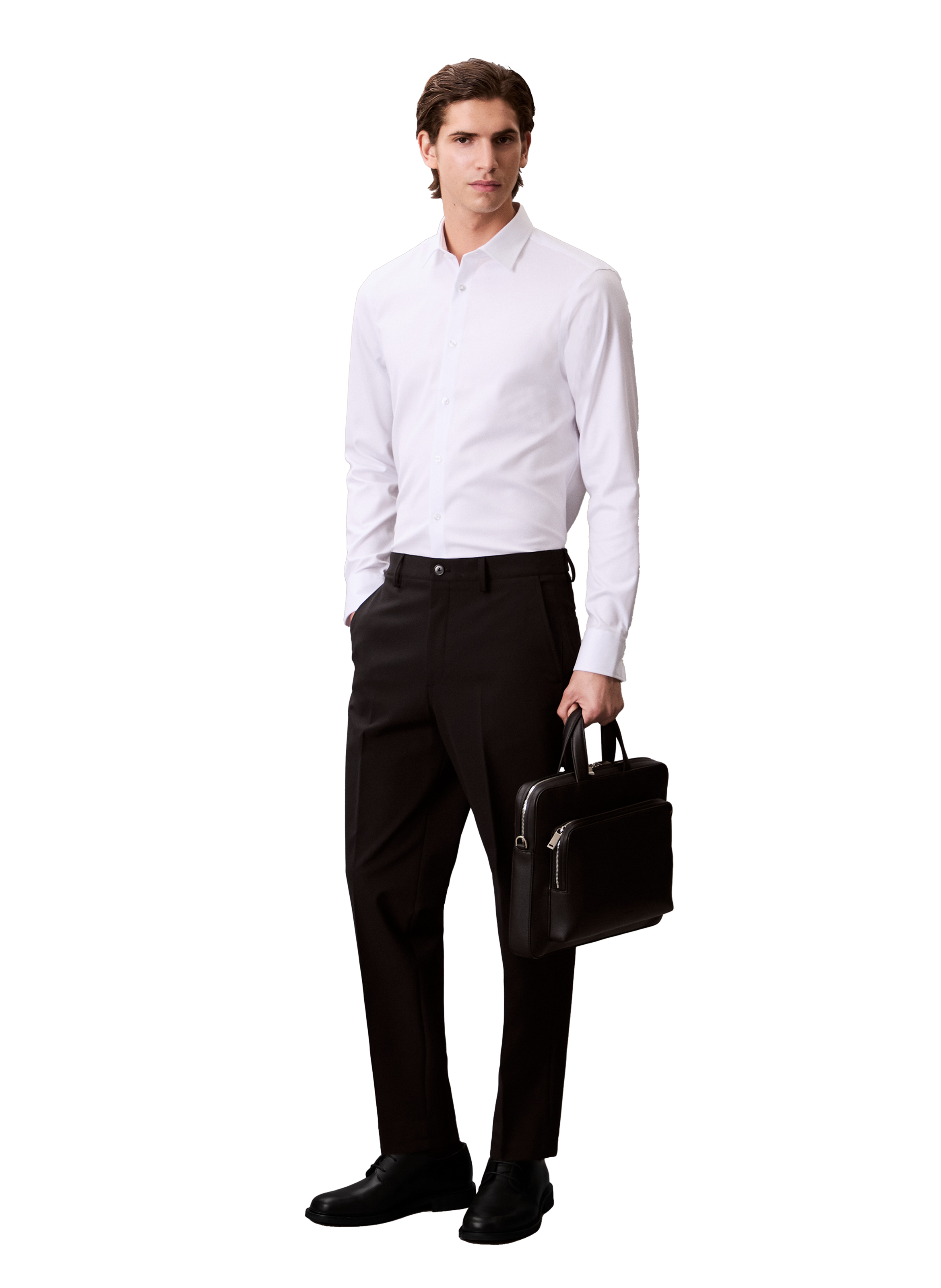 Cotton blend shirt CALVIN KLEIN White