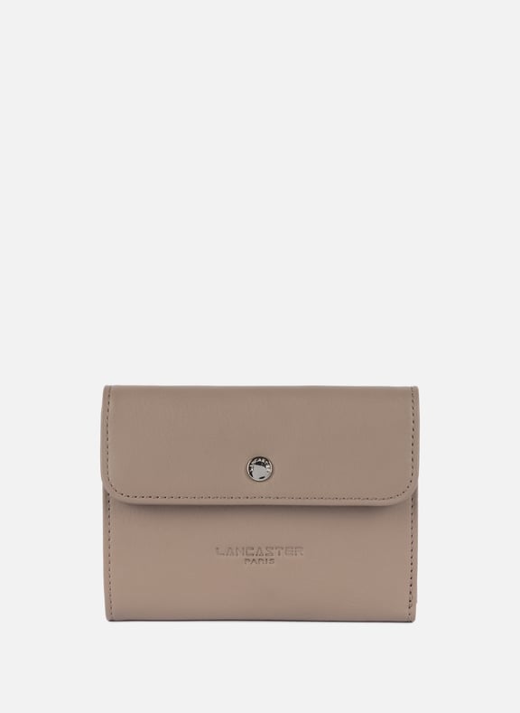 Portefeuille - soft pm Gris by LANCASTER LANCASTER Portefeuille - soft pm Gris