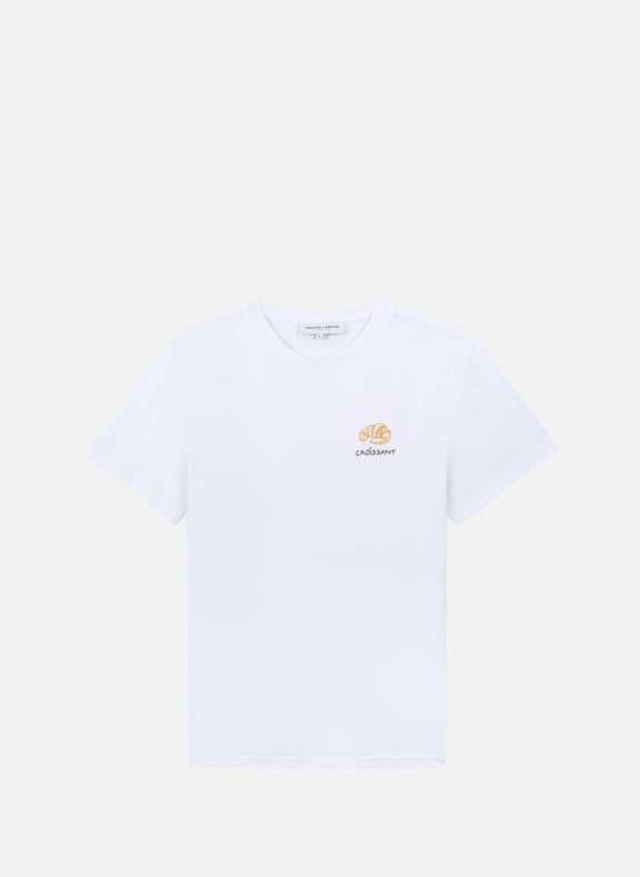 T-shirt croissant en coton Blanc by MAISON LABICHE MAISON LABICHE T-shirt croissant en coton Blanc