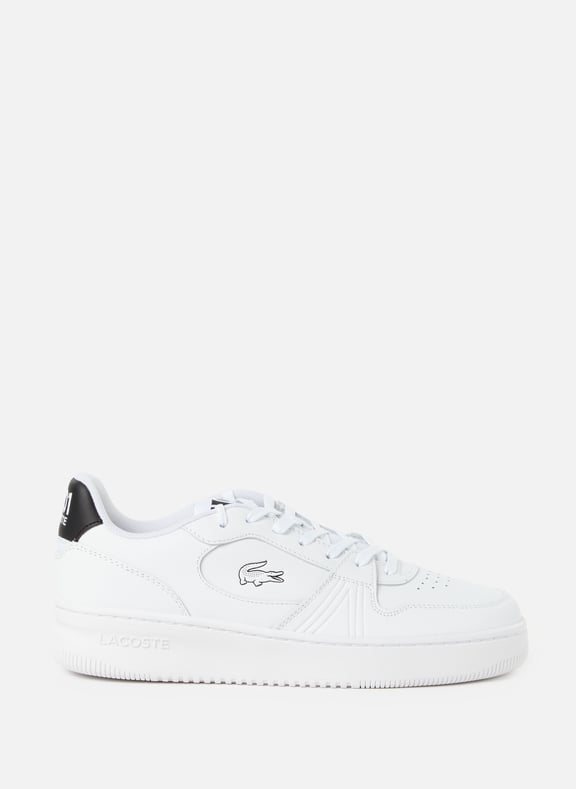 Mixed leather sneakers White by LACOSTE LACOSTE Mixed leather sneakers White